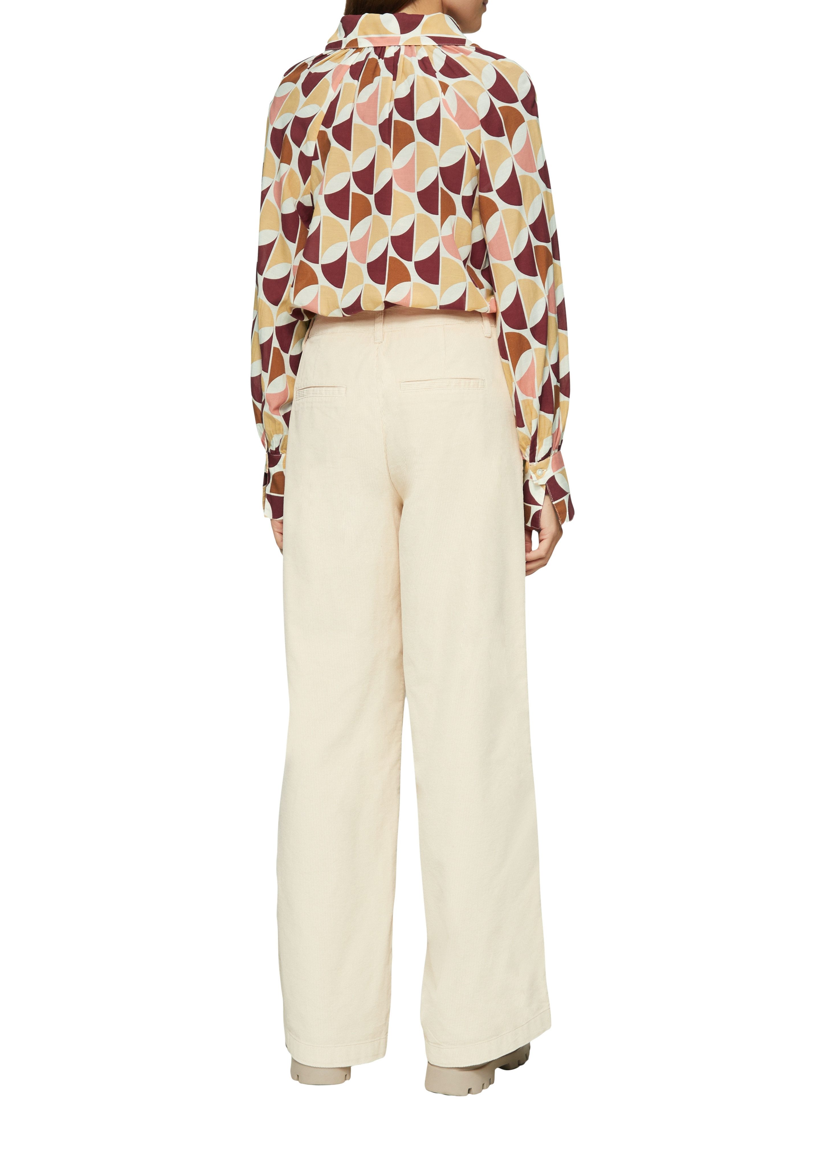 s.Oliver Blouse met lange mouwen met all-over motief
