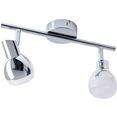 naeve led-plafondlamp chromey geschikt voor wand en plafond (1 stuk) zilver