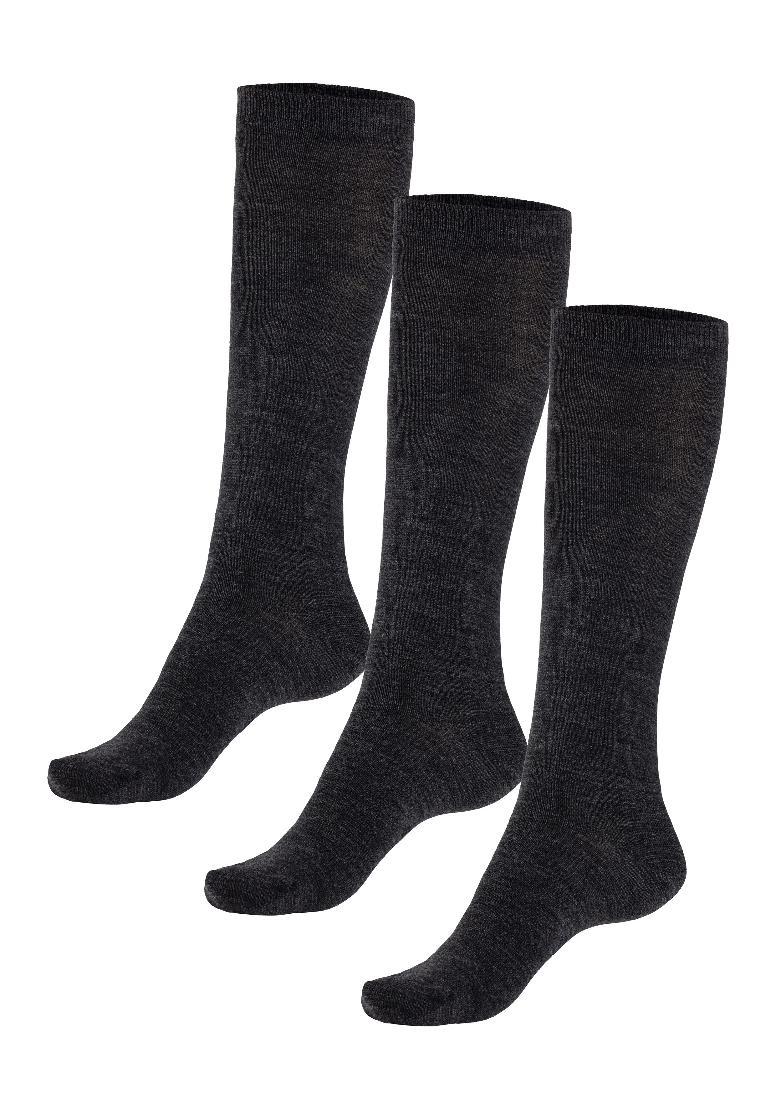 Bench. Kniekousen Dames kniekousen met verwarmende wol (set 3 paar)