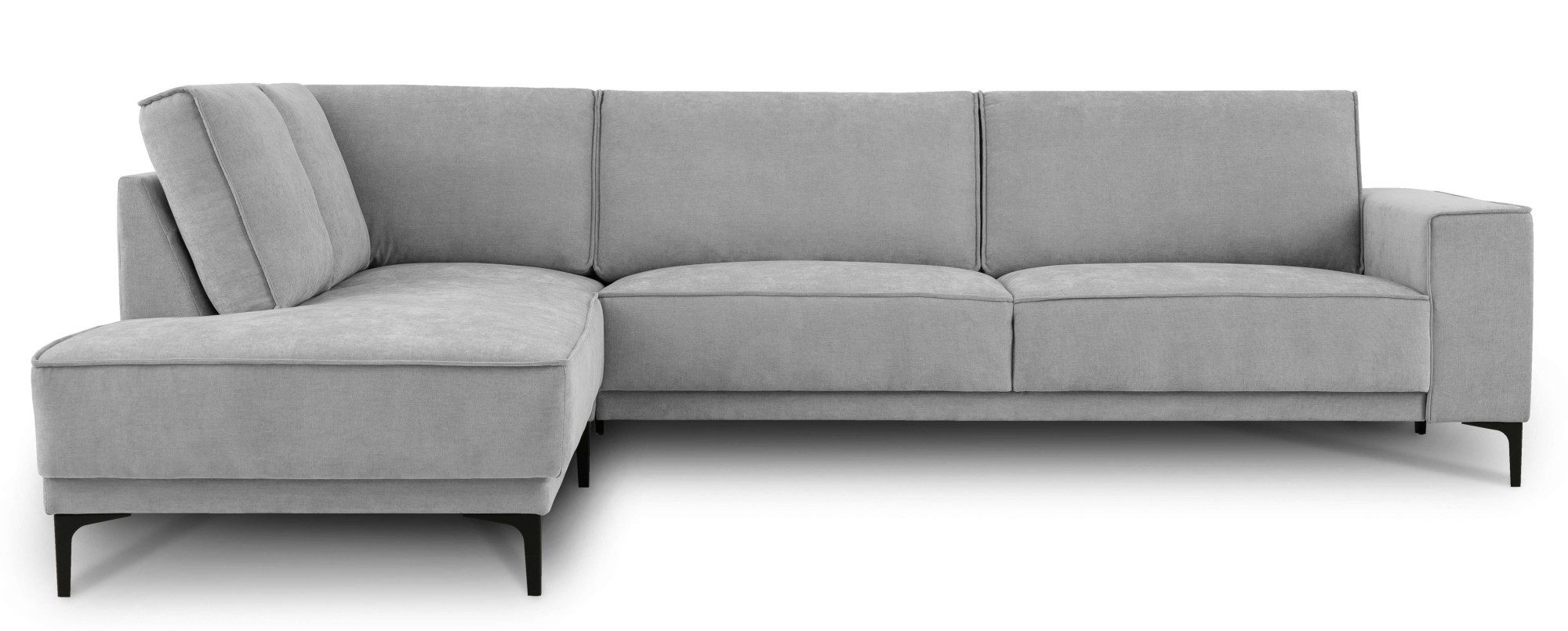 Places of Style Hoekbank Oland, structuur, platweefsel, luxe microvezel, bouclé