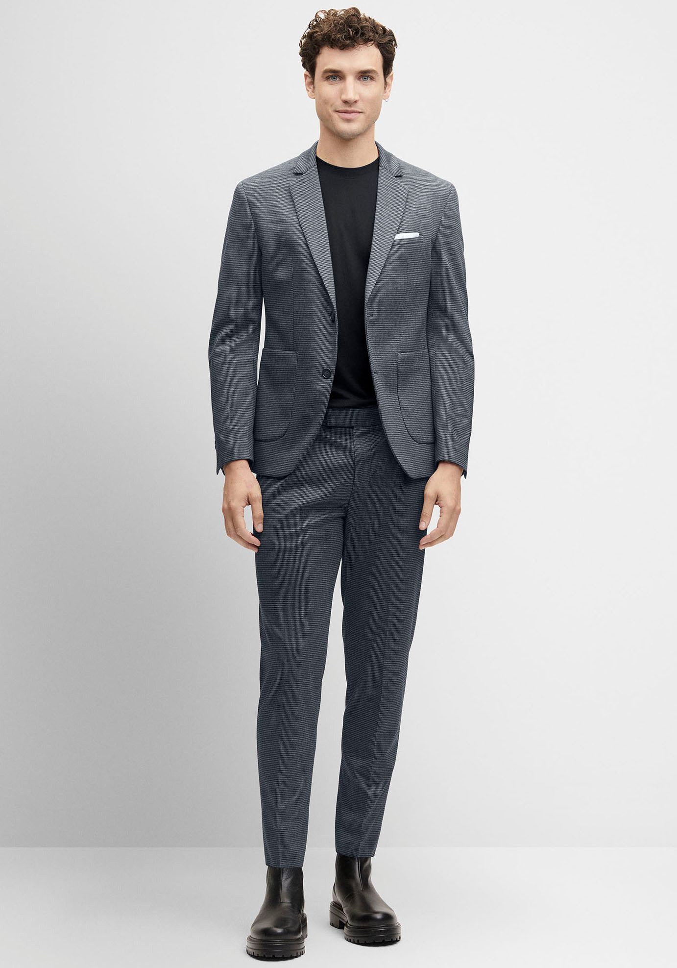 Cinque Mix & match colbert CIDATA in discreet patroon