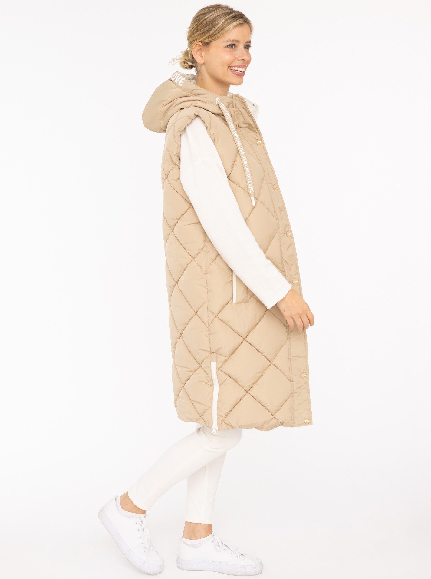 Zwillingsherz Bodywarmer "Love Print"