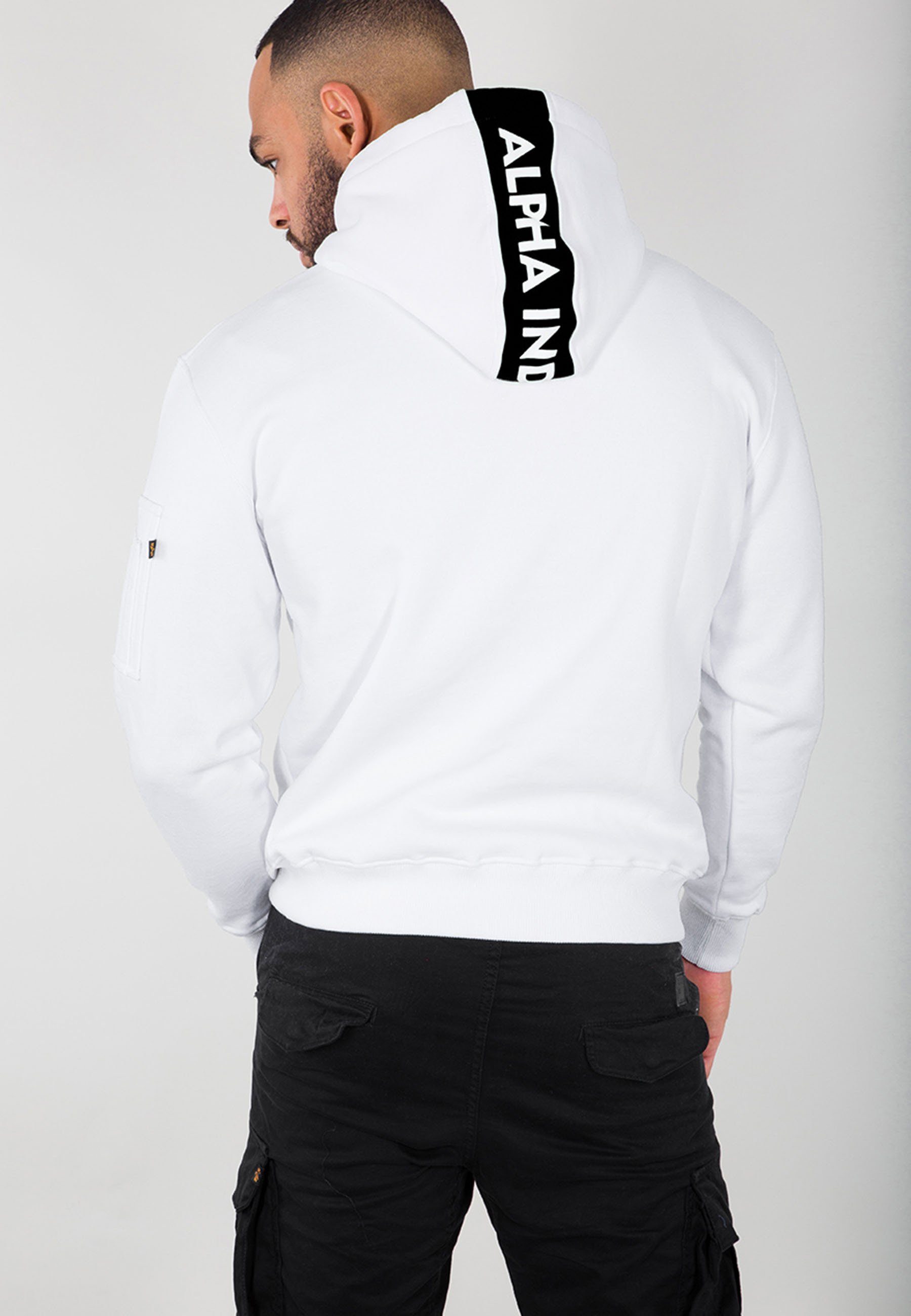 Alpha Industries Hoodie Alpha Industries Men - Hoodies Red Stripe Hoodie