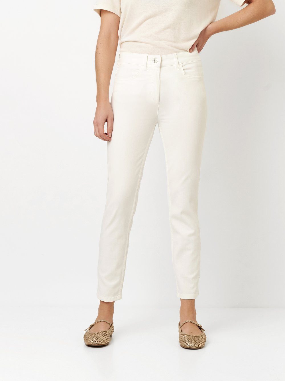 TONI 7/8 jeans BE Loved in five-pocketsstijl dames 7/8 jeans maat 36 beige