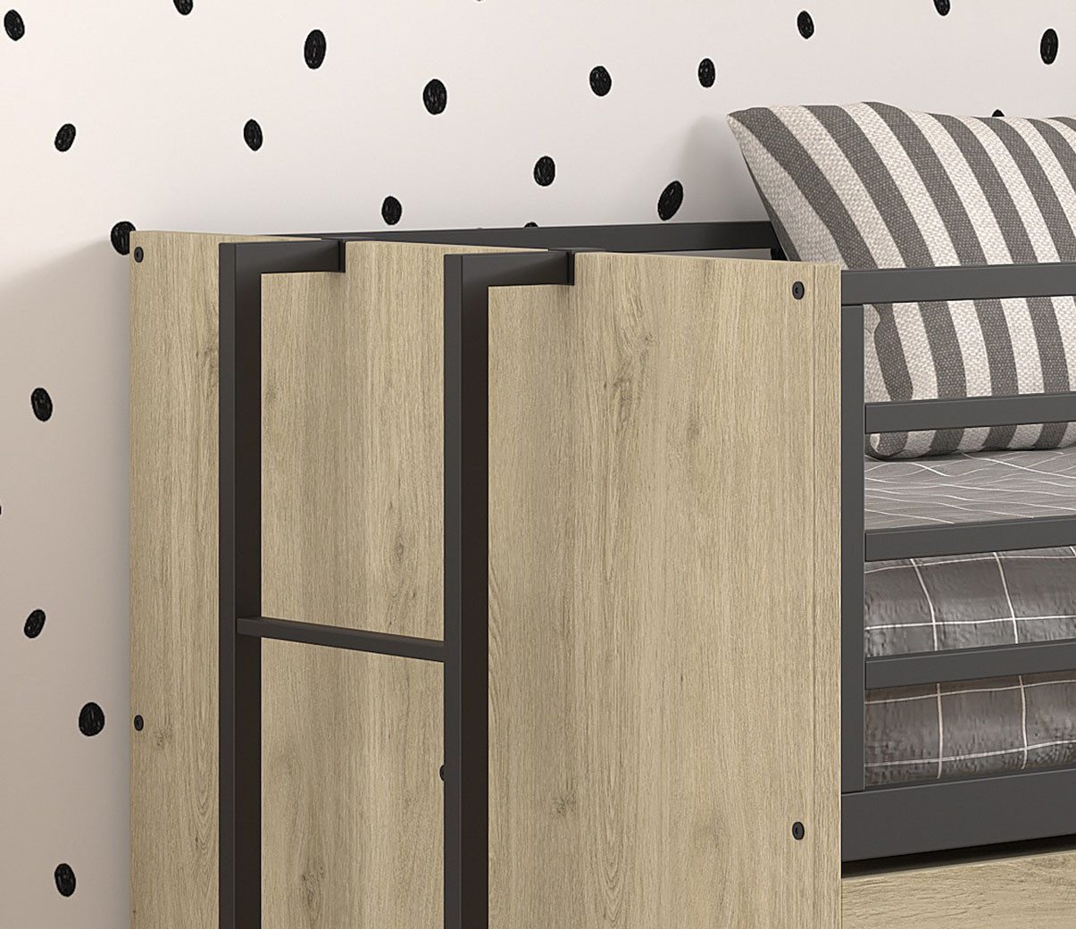 Home affaire Stapelbed Praktisch stapelbed met veel functionaliteit, 2 decors om uit te kiezen