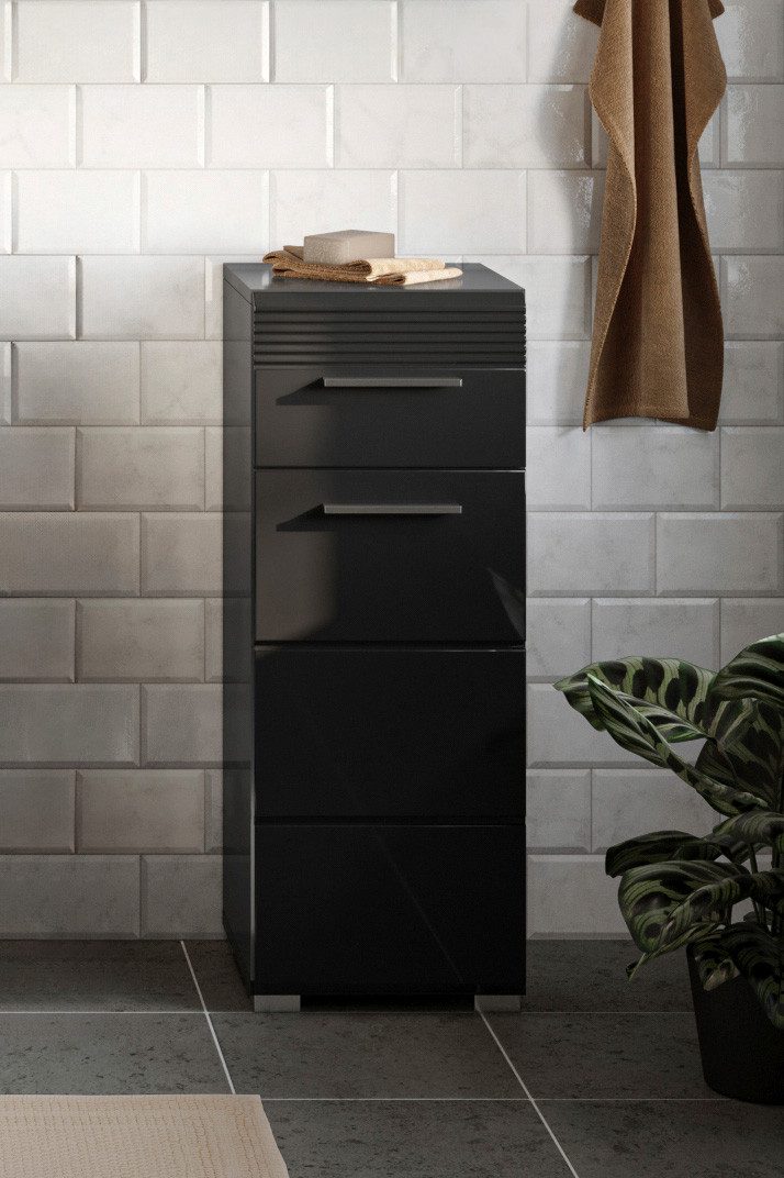 INOSIGN Onderkast Malmö, breedte 30 cm, 1 deur (deurhengsel verwisselbaar), 1 lade in verschillende kleuren verkrijgbaar, badkamermeubels, badkamerkast, commode, badkamer