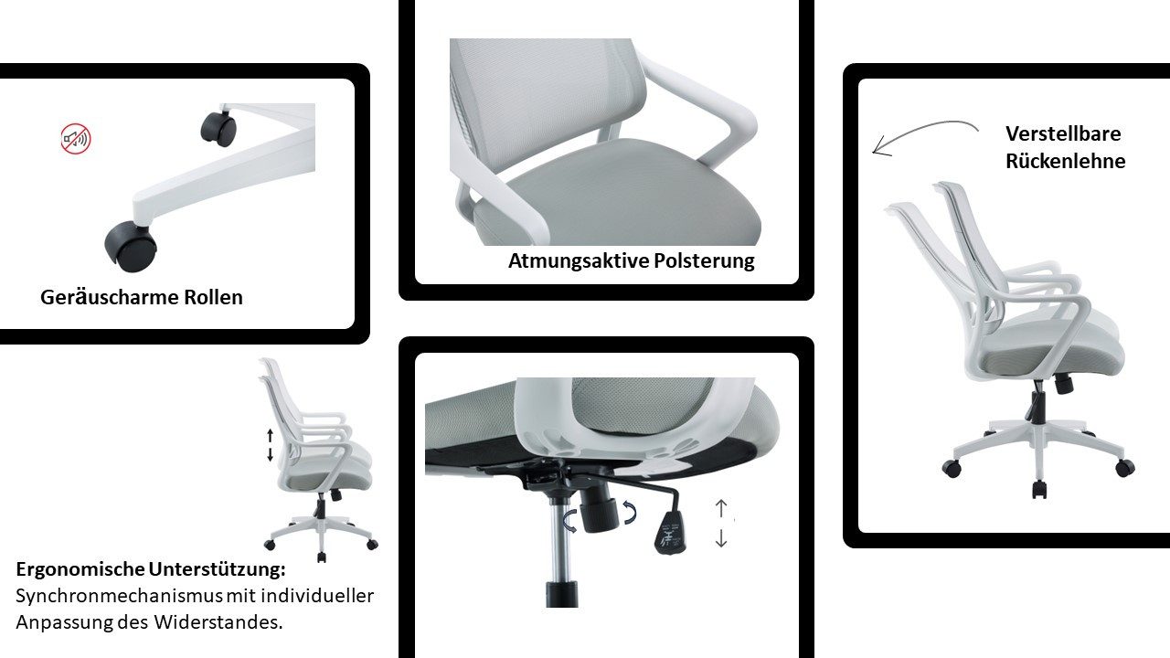 INOSIGN Bureaustoel Imperia, comfortabele bureaustoel