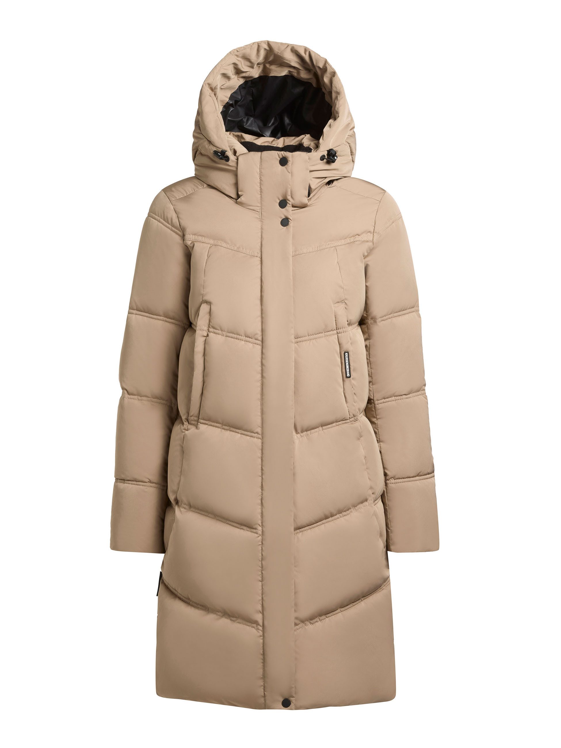 khujo Gewatteerde jas GRAYA2 Windvanger met magnetische sluiting