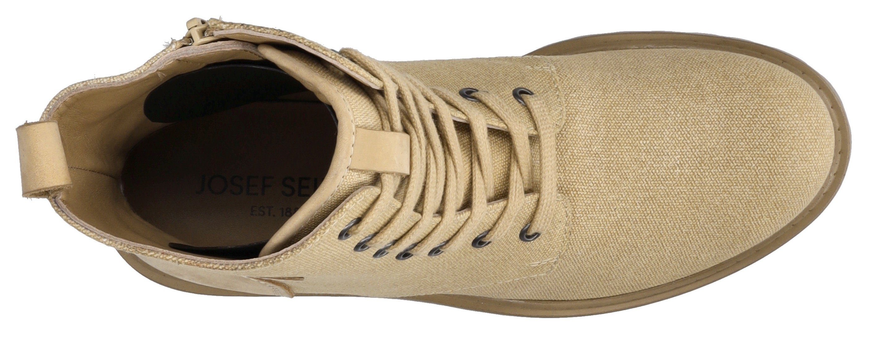 Josef Seibel Hoge veterschoenen Marta 26 blokhak, veterschoen, laarsjes met verwisselbare binnenzool