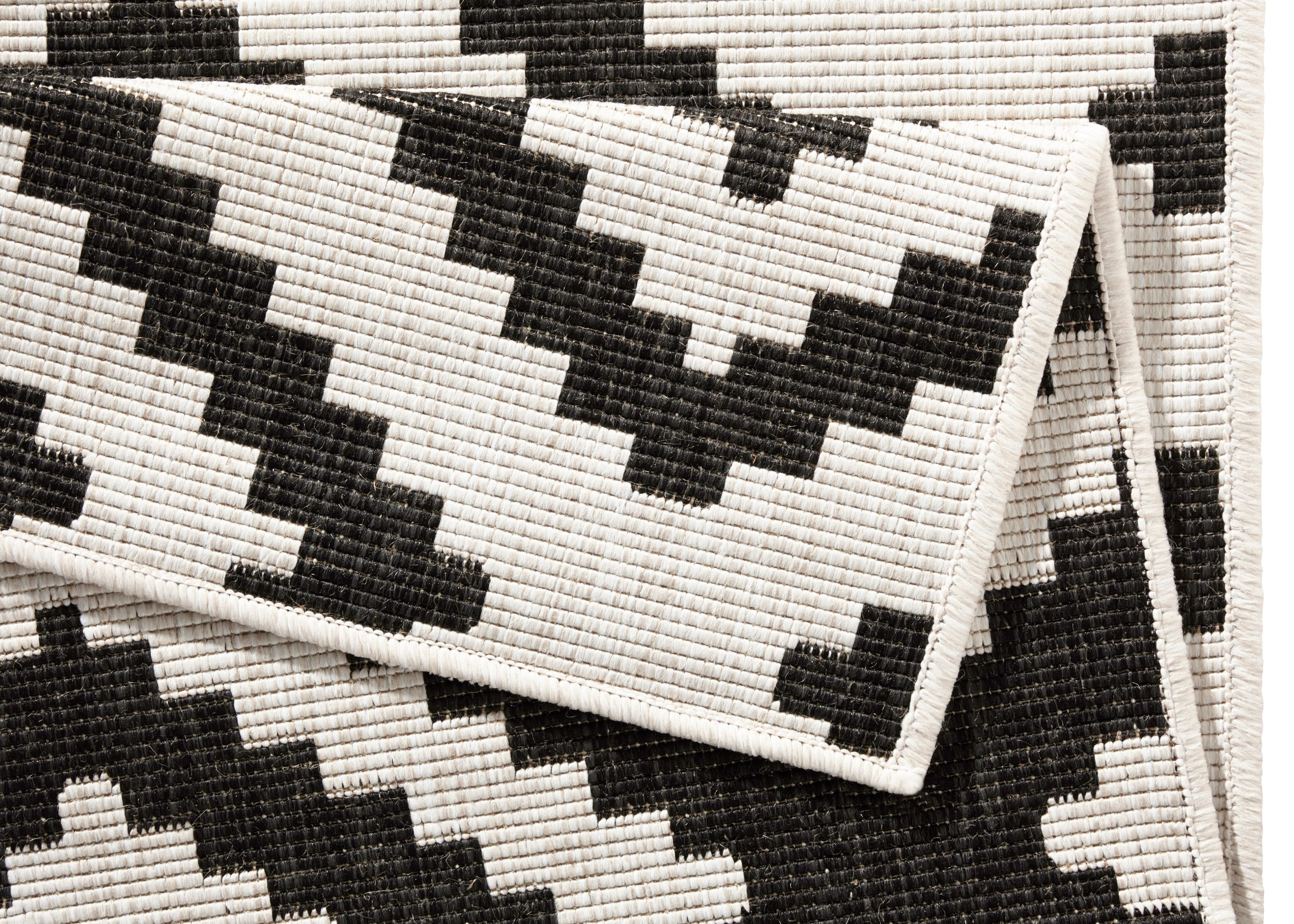 NORTHRUGS Vloerkleed Malta tweezijdig te gebruiken kleed Binnen- en buitengebruik, weerbestendig, balkon, terras, ruit, loper, woonkamer