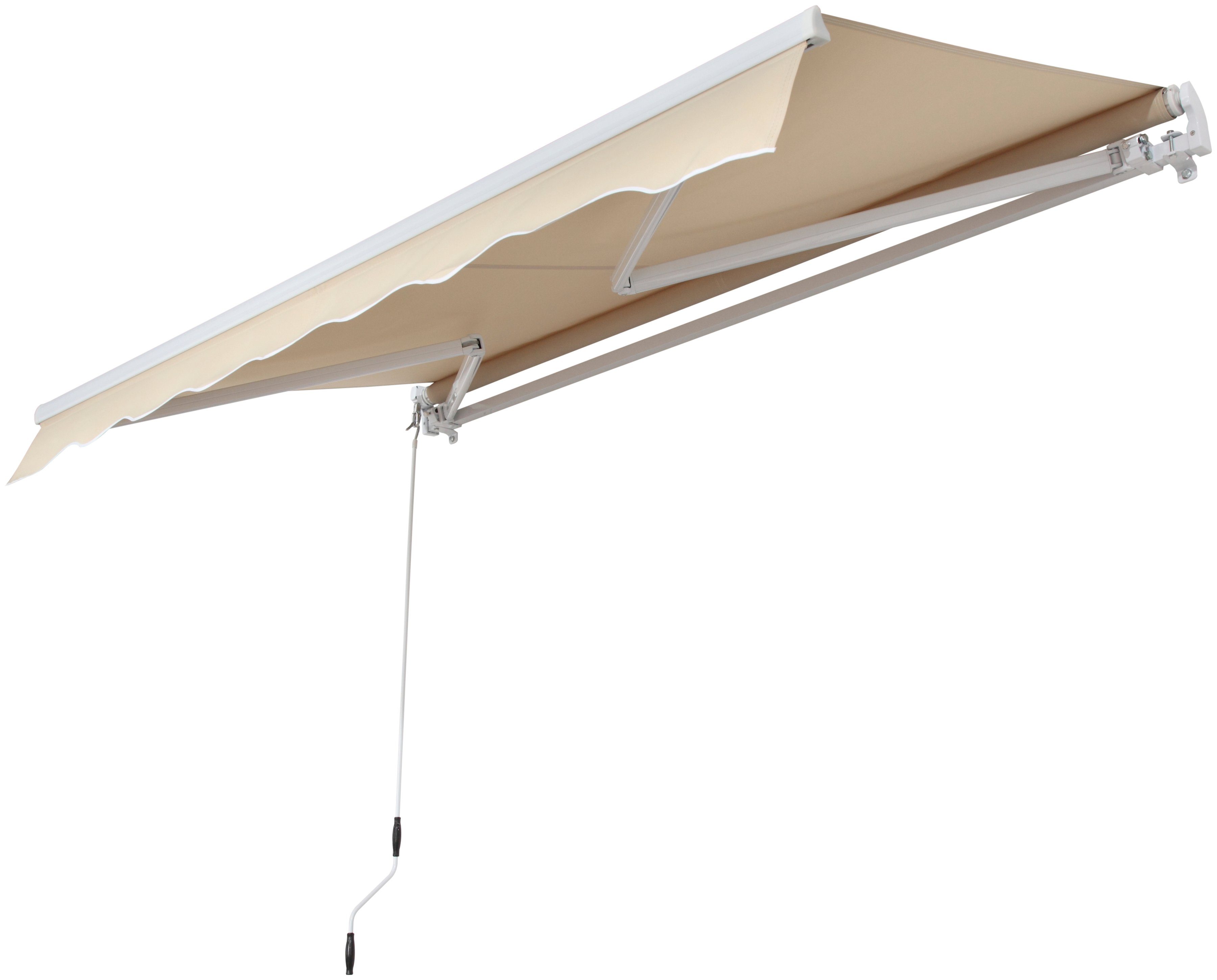 KONIFERA Zonnescherm met knikarm Breedte/uitval: 295x200 cm, hellingshoek verstelbaar