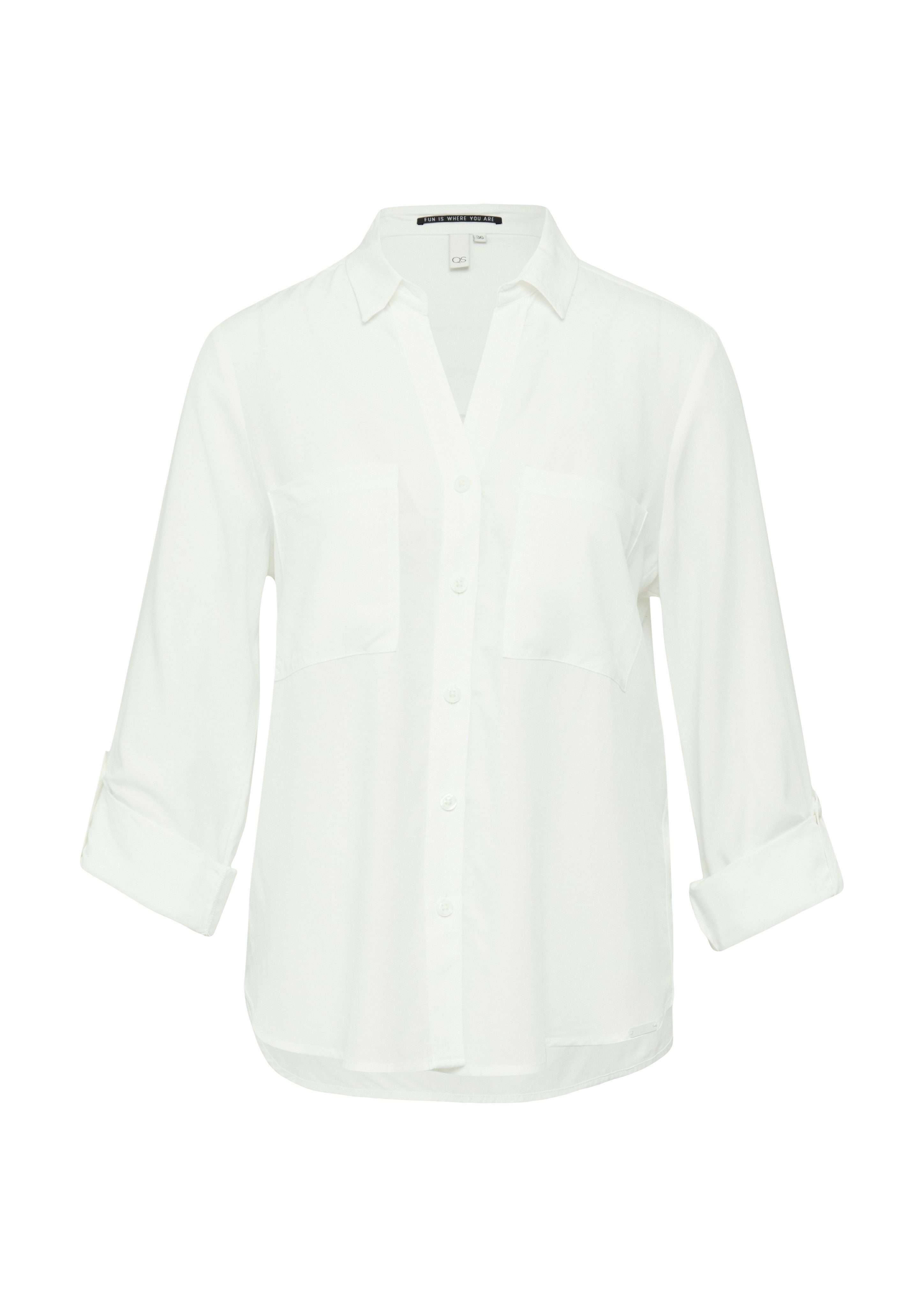 Q/S designed by Overhemdblouse met turn-upmouwen, nieuwe collectie