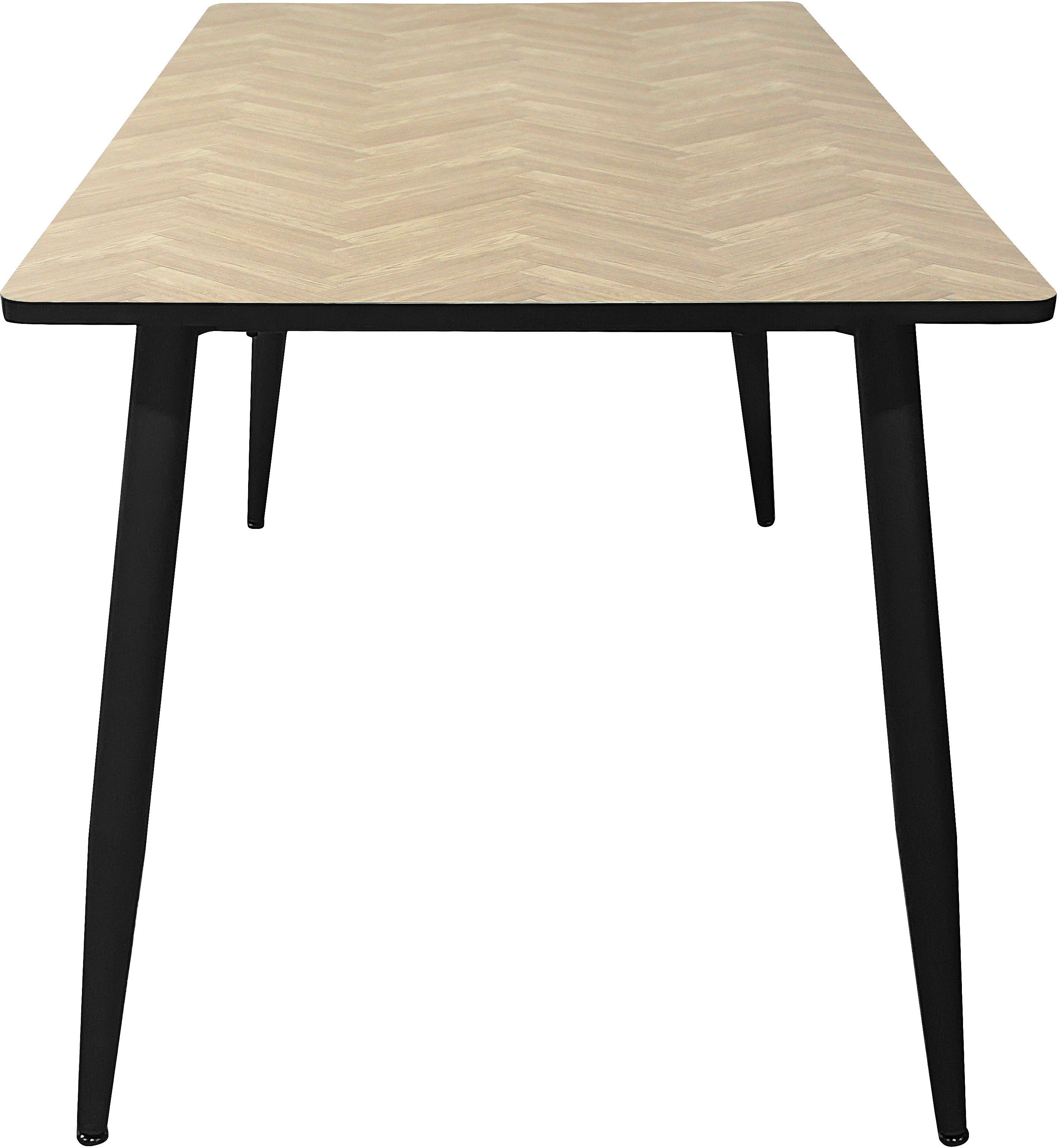 Home affaire Eettafel Arhus in trendy visgraatlook