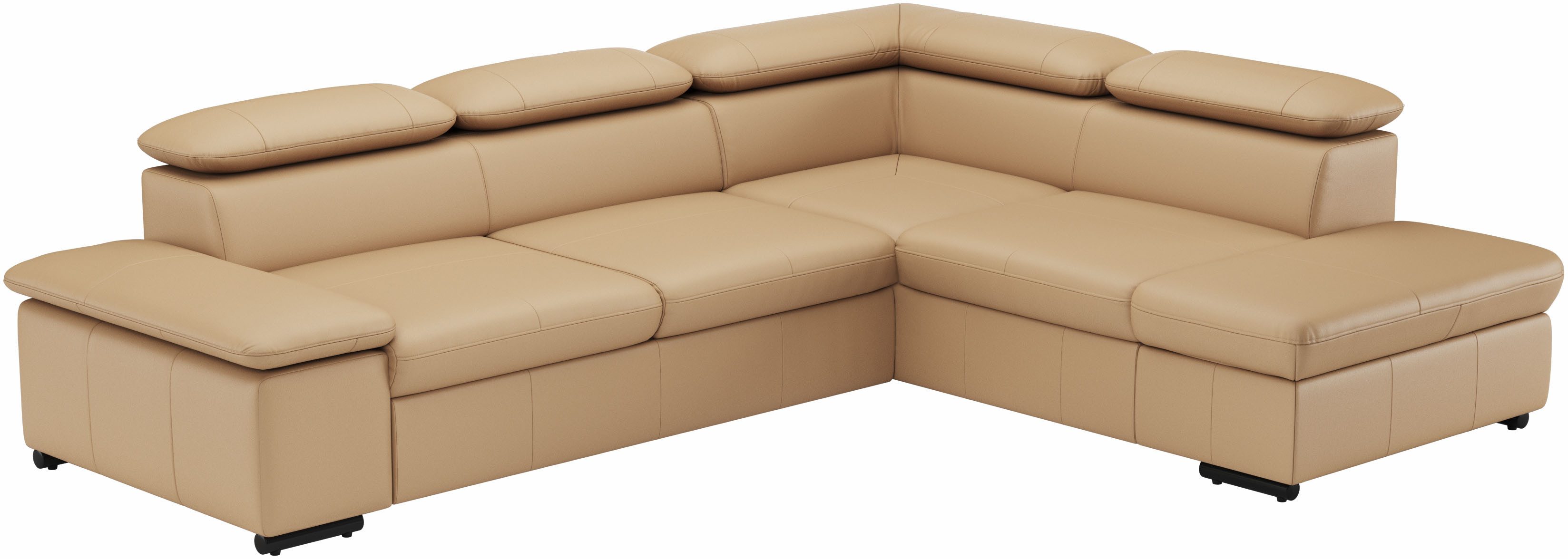 sit&more Hoekbank Alcudia L-vorm met armverstelling, optionele hoofdeindverstelling en bedfunctie