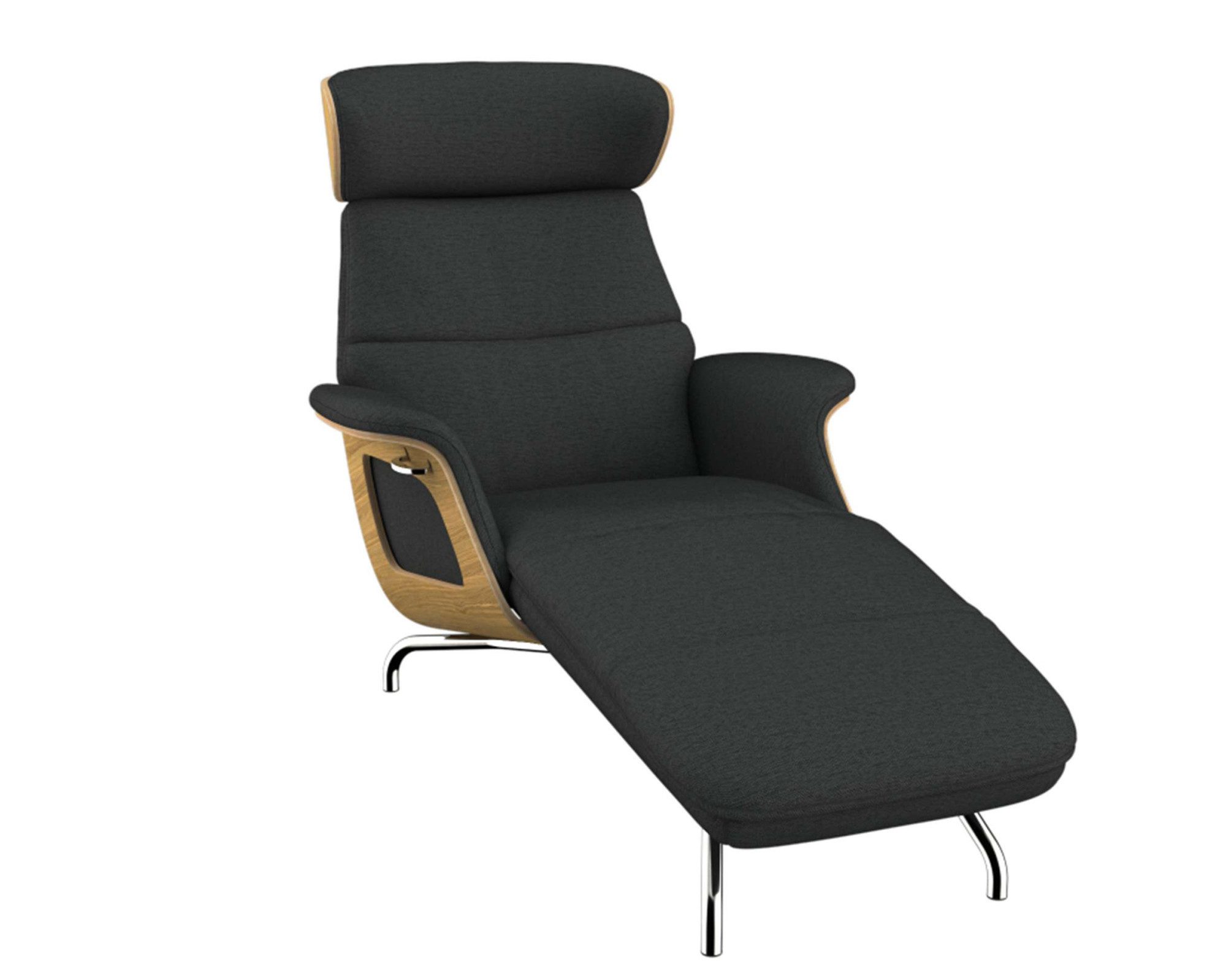 FLEXLUX Loungestoel Clement chaise longue, relaxstoel, ligstoel