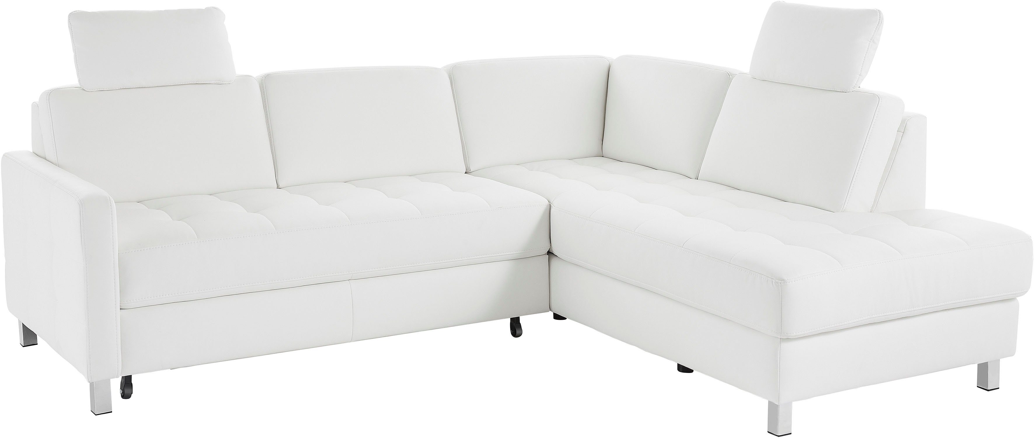 sit&more Hoekbank Pablo L-vorm optioneel met slaapfunctie