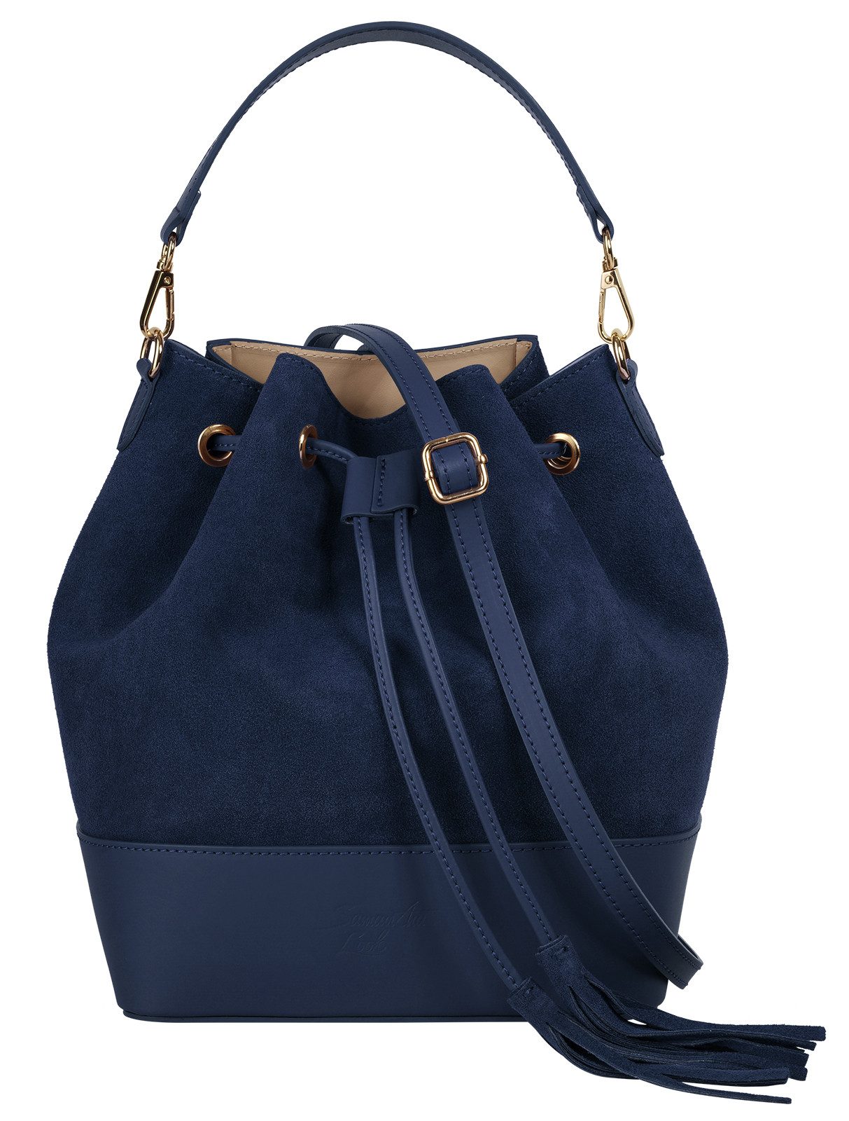 Samantha Look Schoudertas echt leer, made in italy