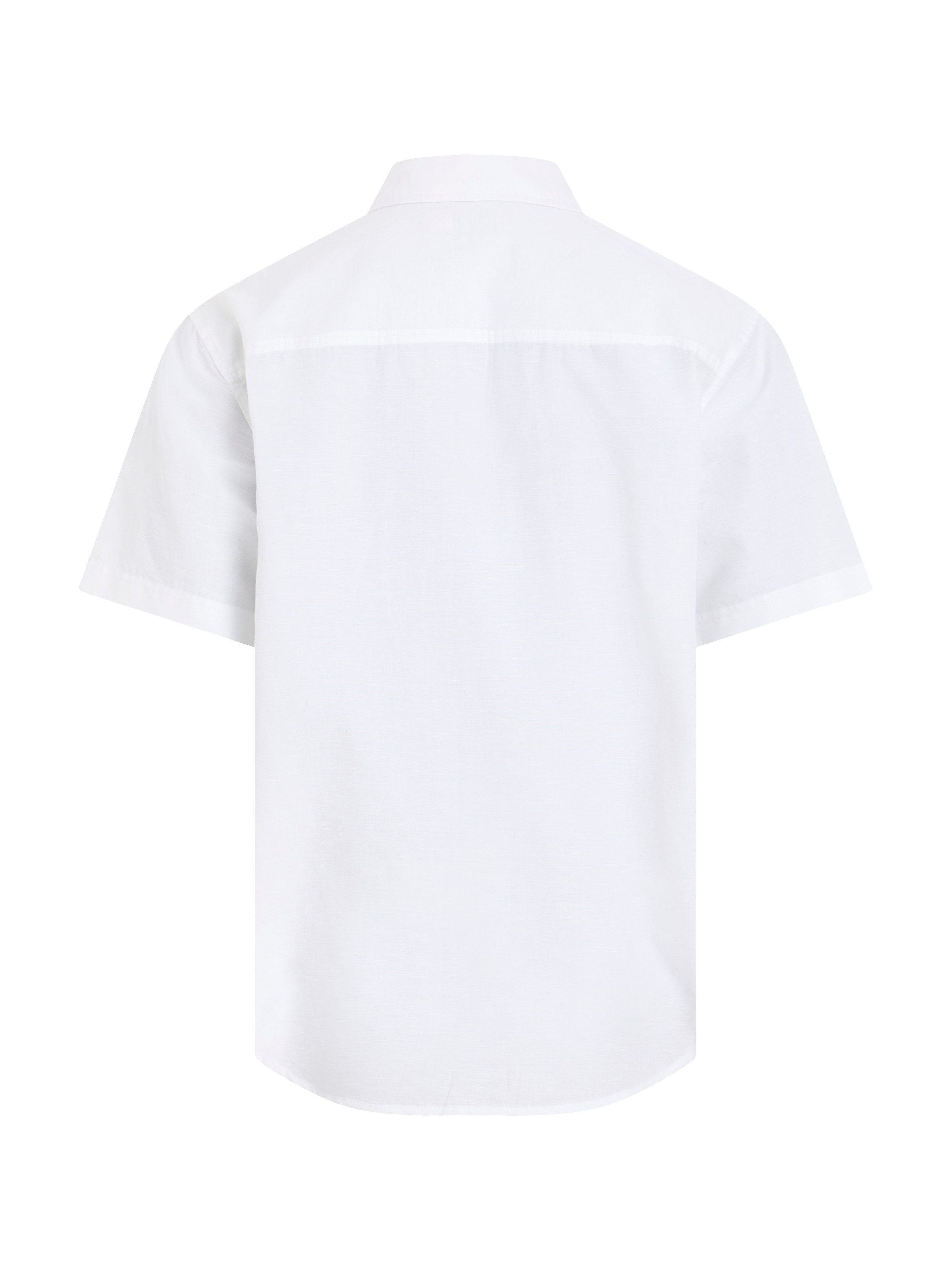 Calvin Klein Overhemd met korte mouwen LINEN COTTON S/S SHIRT