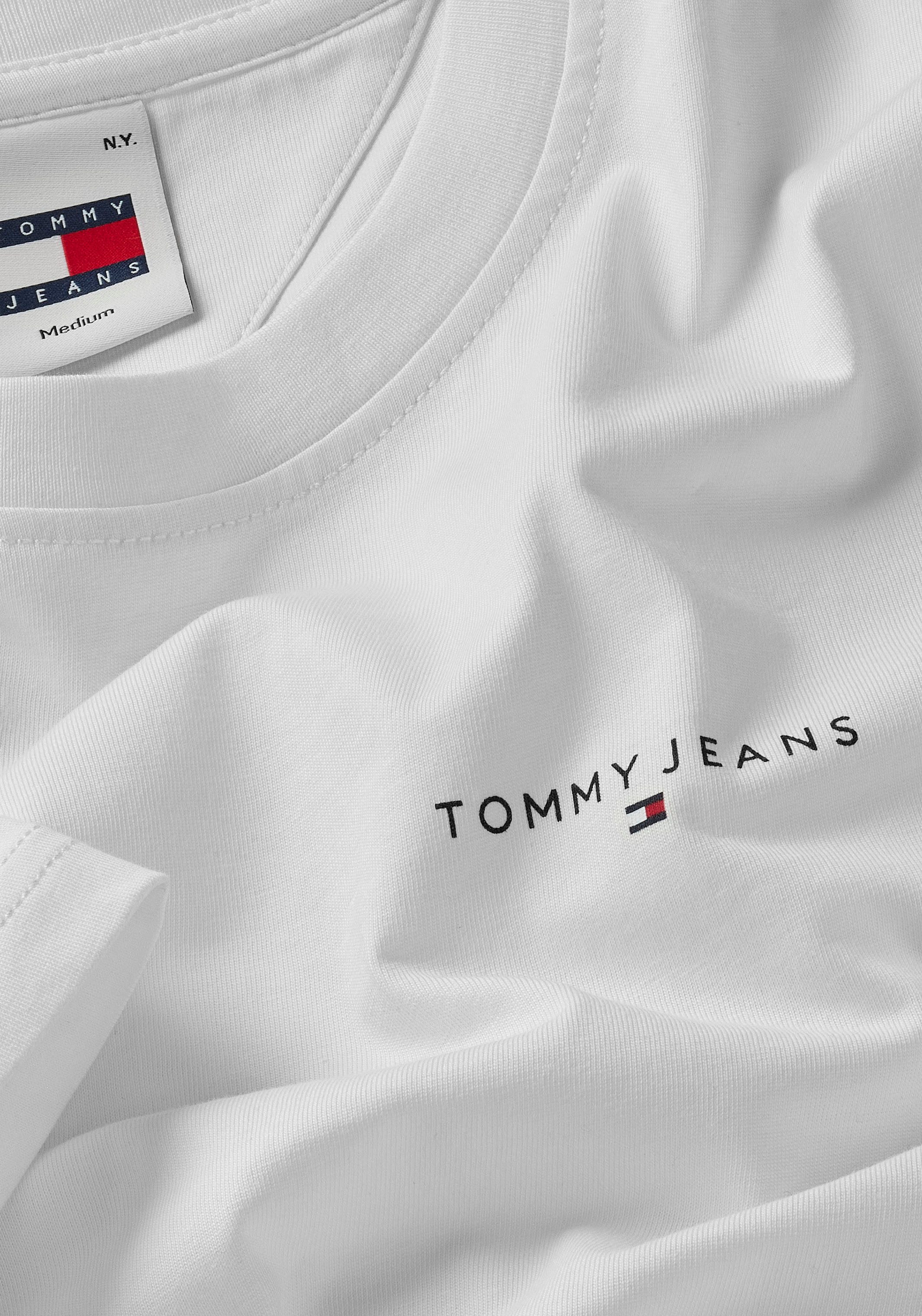 TOMMY JEANS T-shirt TJM SLIM LINEAR CHEST TEE EXT