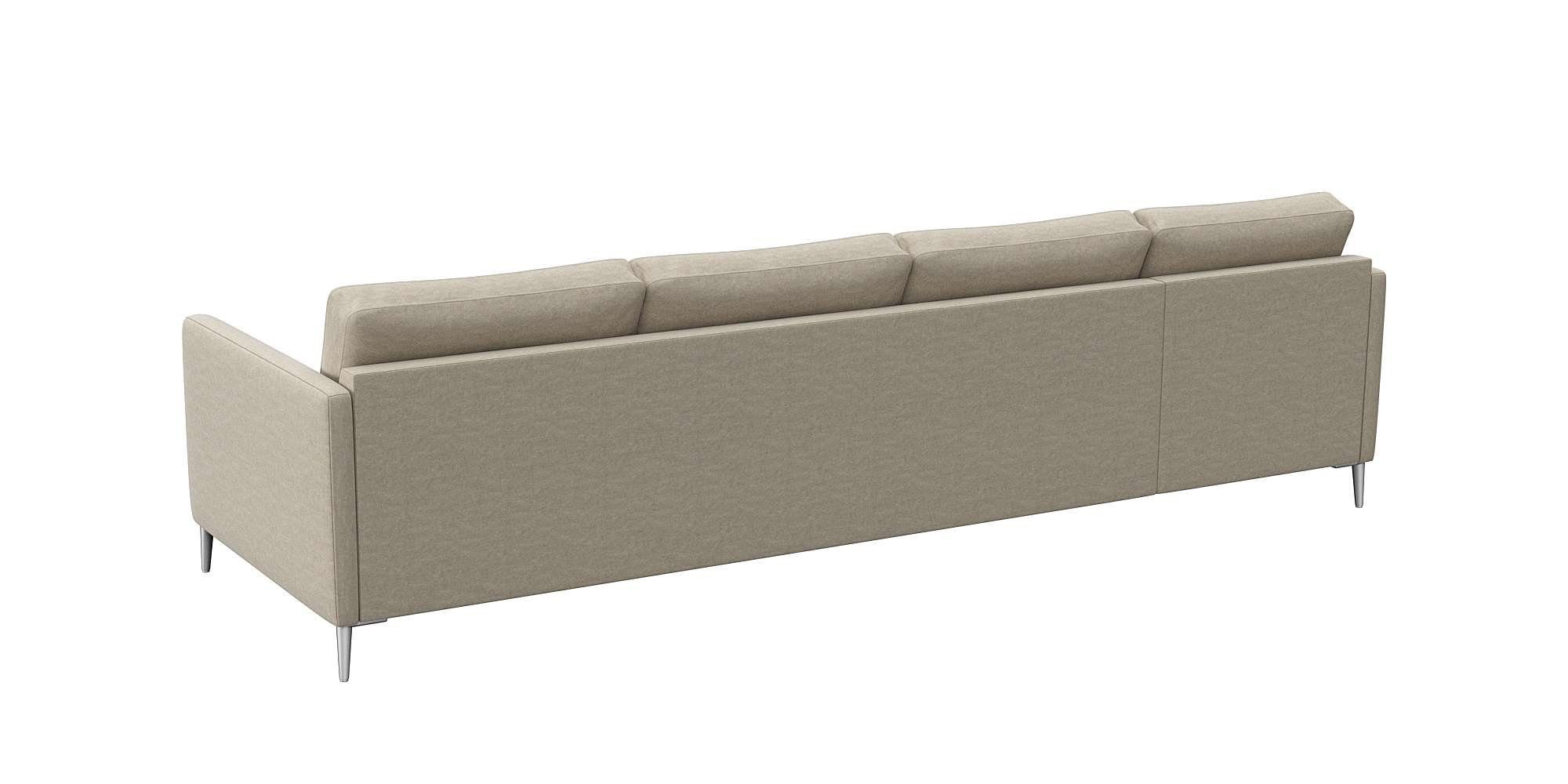 FLEXLUX Hoekbank Fiore, super zitcomfort door koudschuim in de zitting, L-vorm