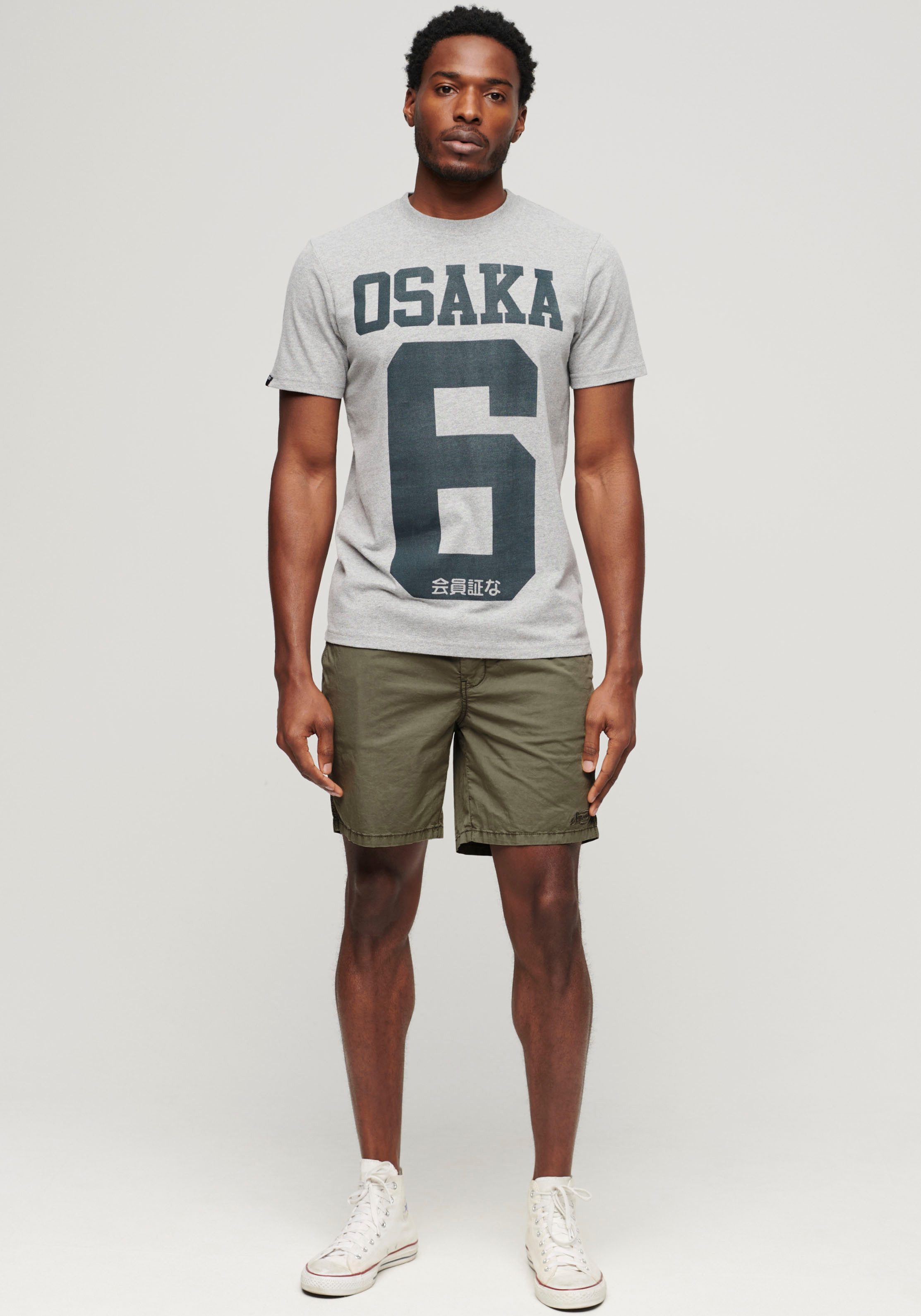 Superdry Groene Elastische Taille Shorts Green Heren