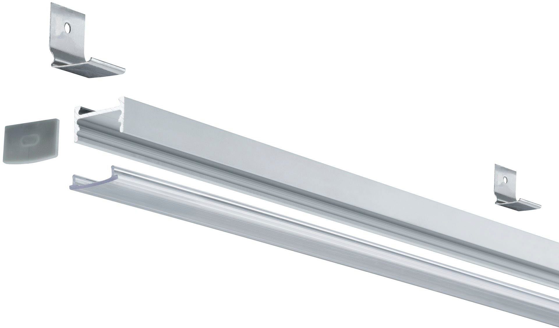 Paulmann Led-strepen Square Profiel met Diffusor 1m Alu geanodiseerd (1 stuk)