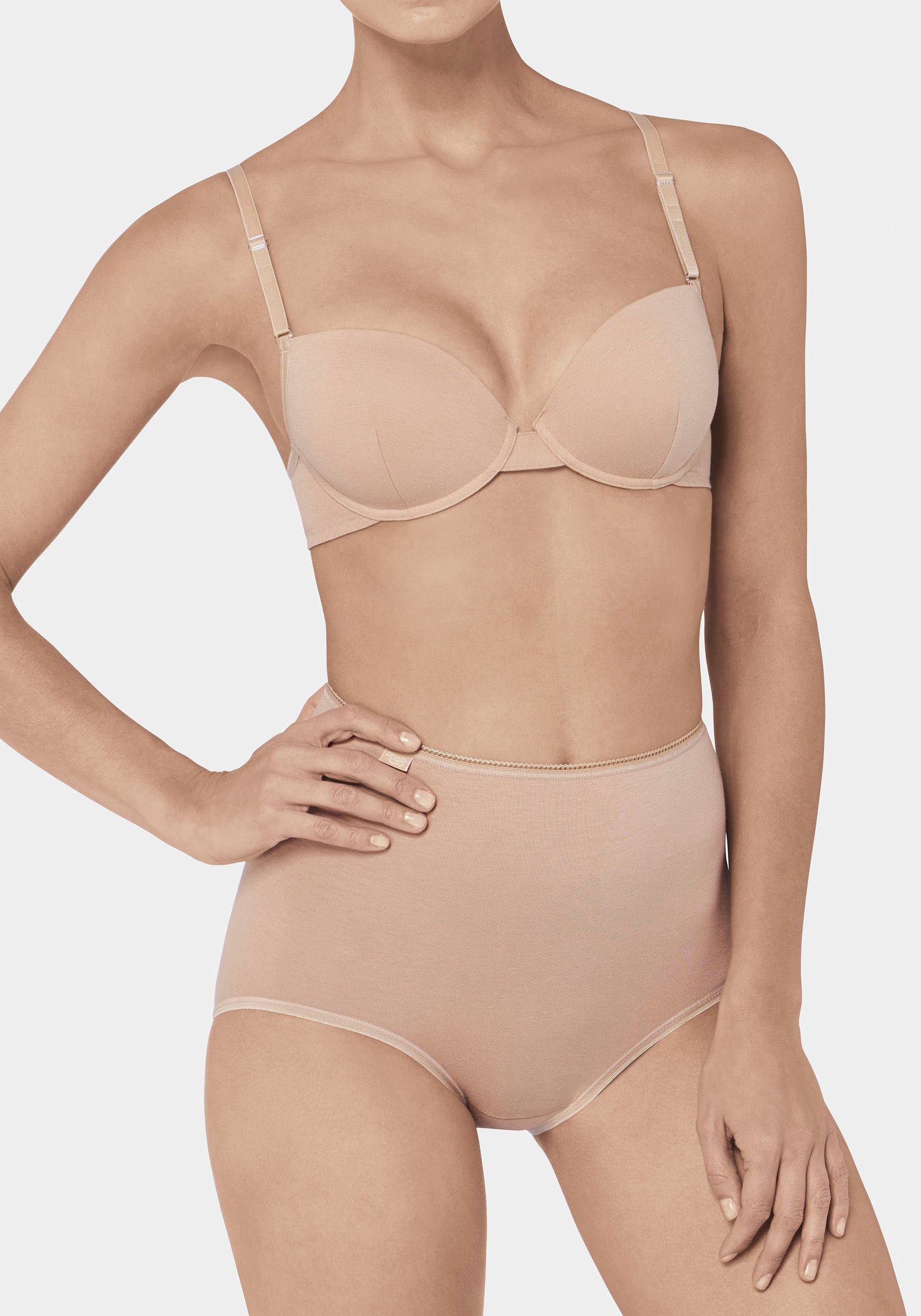 Sloggi Maxislip 24/7 Cotton hoger gesneden pasvorm, elastisch, kant, ondoorzichtig, zacht (Set van 3)