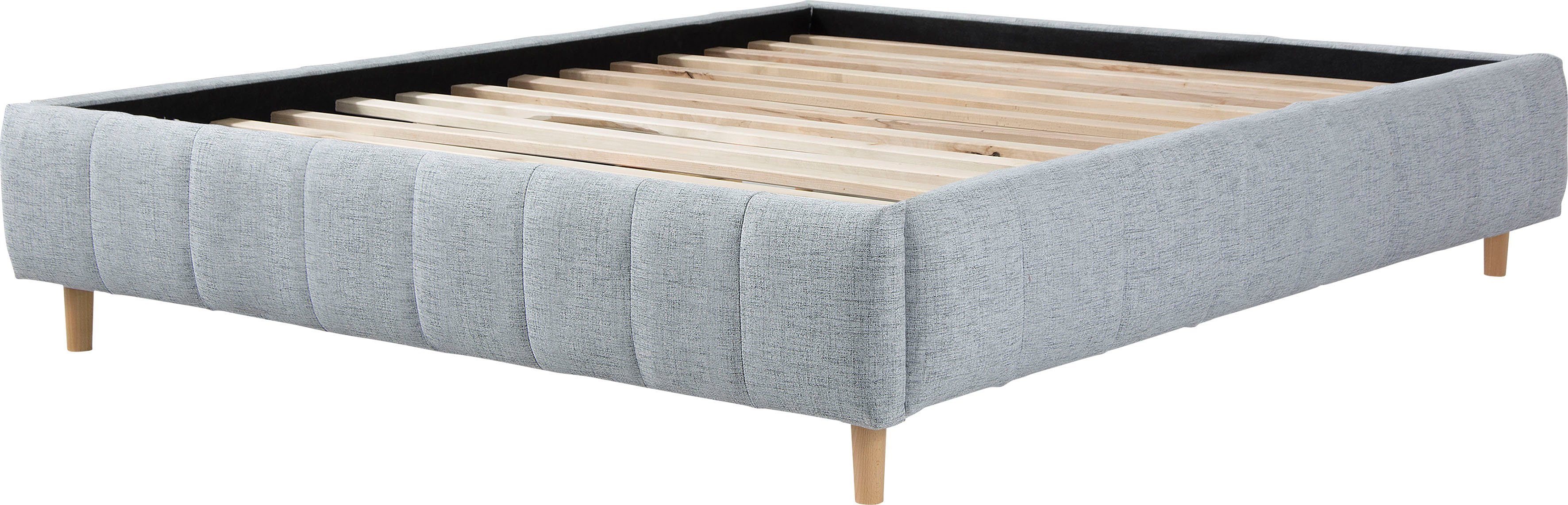 andas Gestoffeerd bed Tarje in 5 breedten, ook in extra lang 220 cm, incl. lattenrol