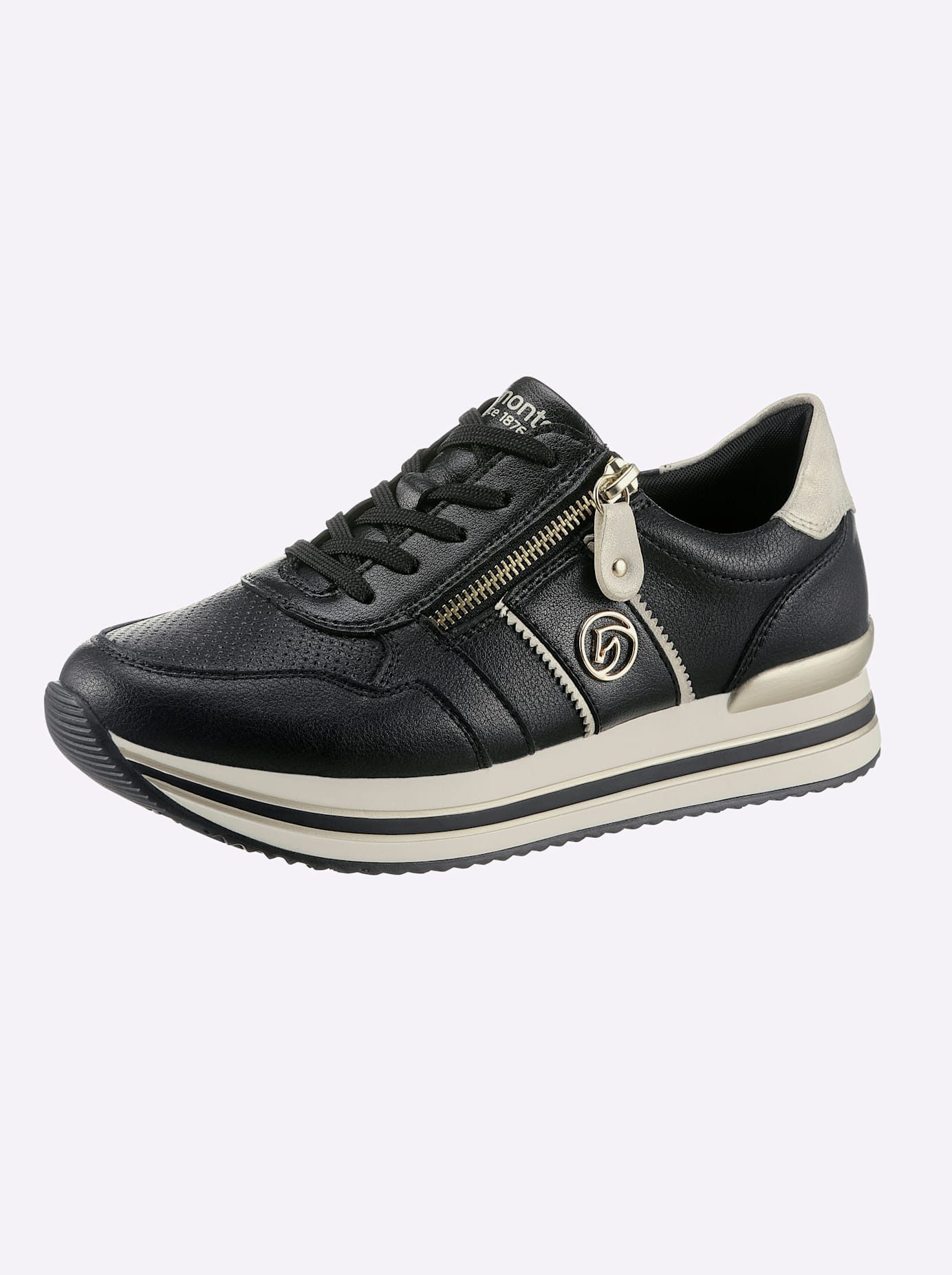 Remonte Sneakers jongens lage sneakers maat 37 zwart