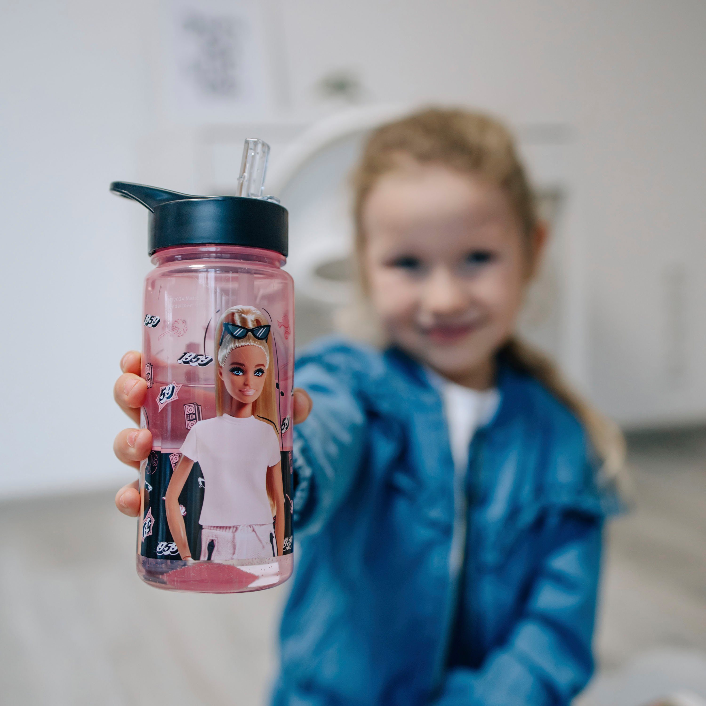 Scooli Lunchbox & drinkfles, Barbie (set, 2-delig)