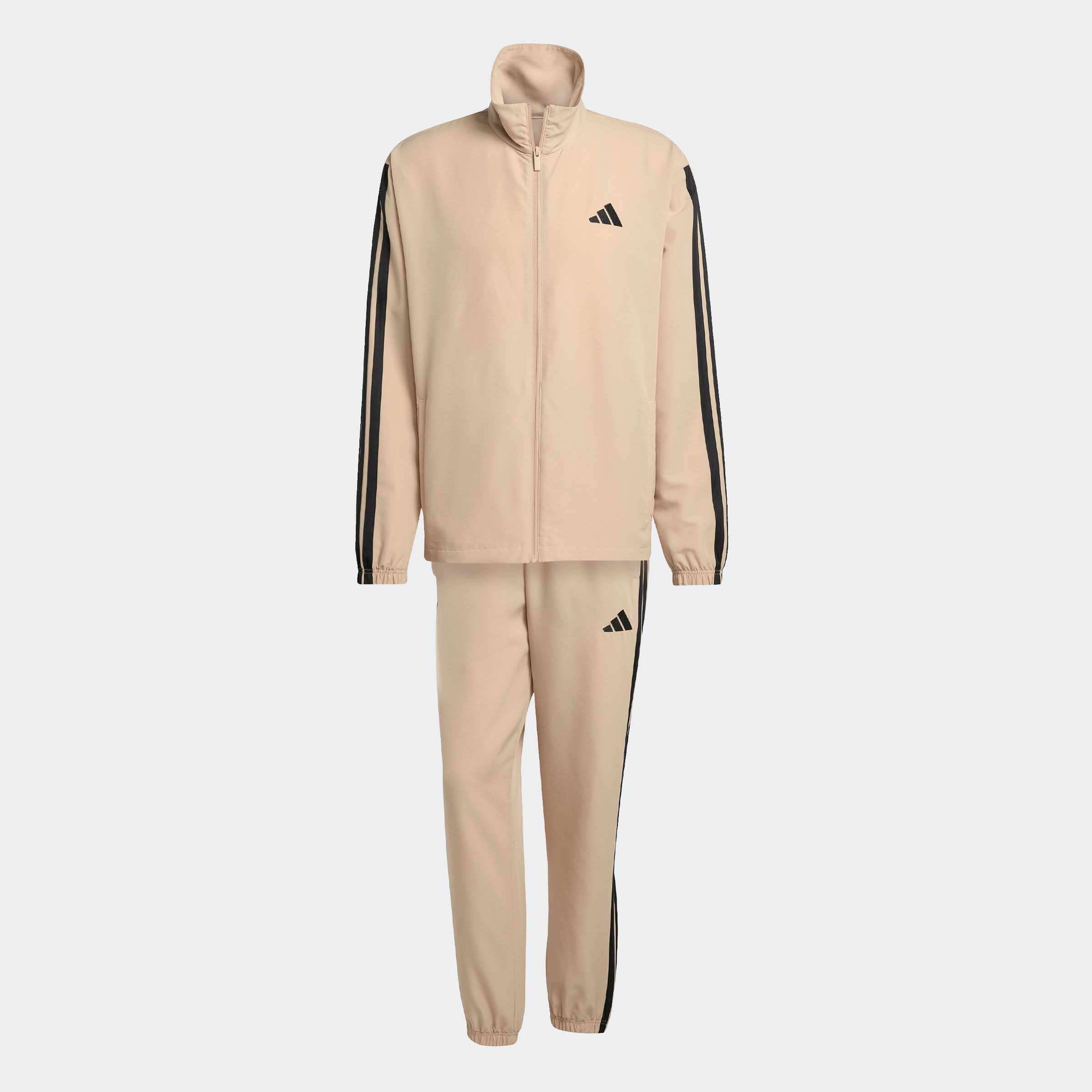 adidas Sportswear Trainingspak M 3S WV TT TS drie-strepen geweven trainingspak (2-delig)