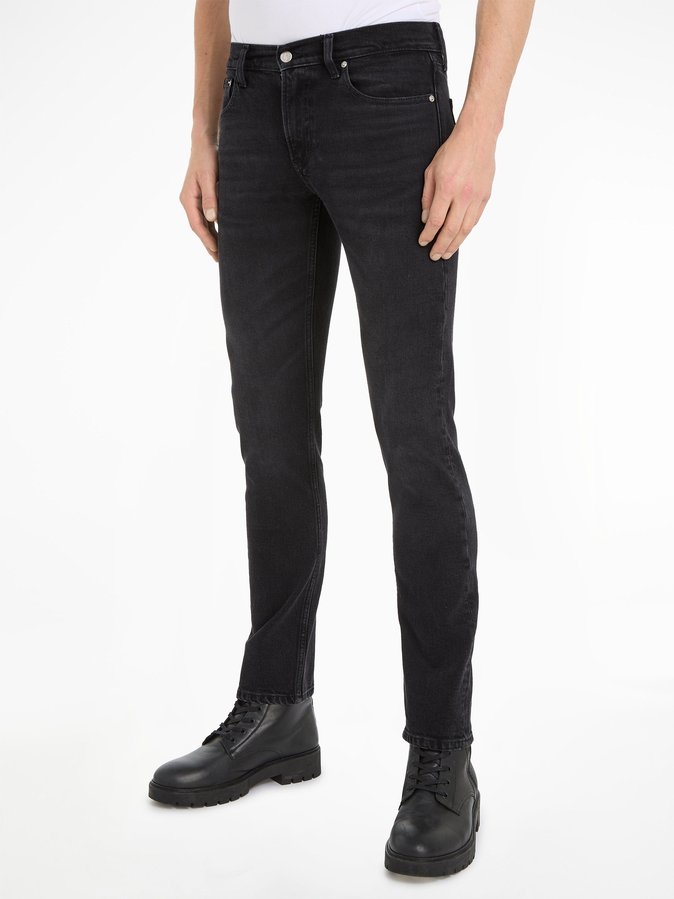 Calvin Klein Slim fit jeans SLIM heren slim fit jeans maat 30 zwart