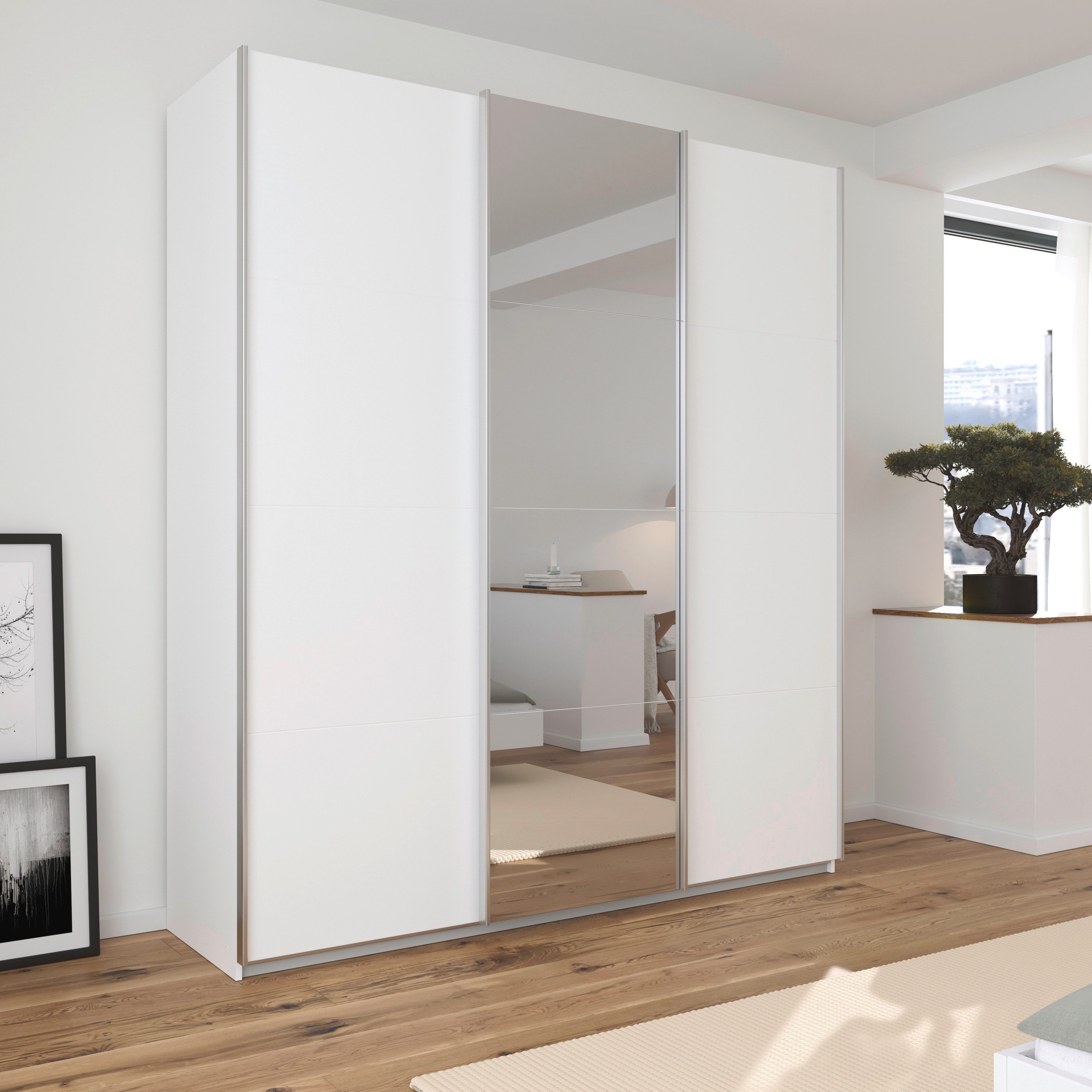 rauch Schuifdeurkast Kledingkast kast OTTO´S CHOICE garderobe AGORDO Top interieur, in 4 breedtes en 2 hoogtes MADE IN GERMANY