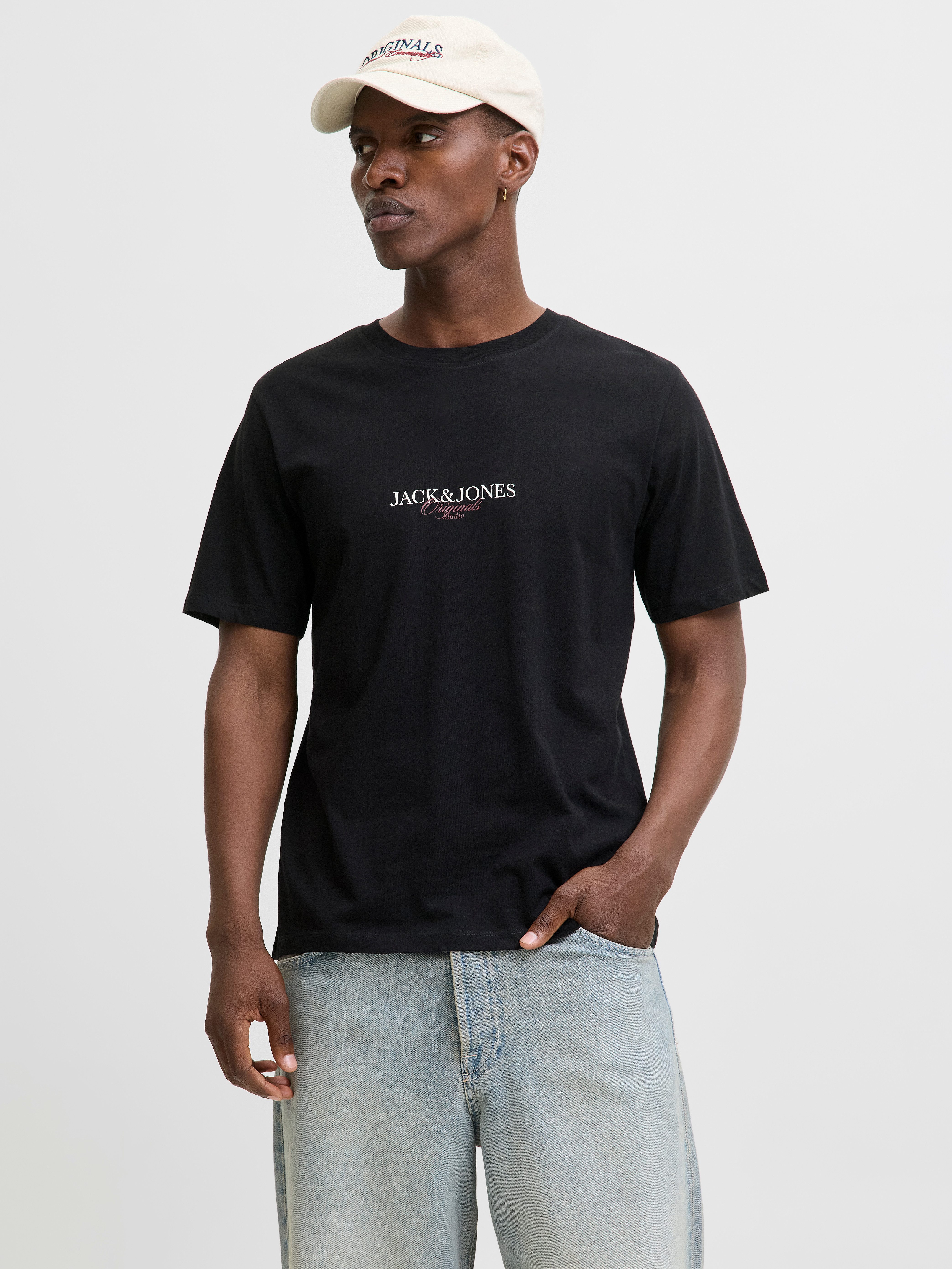 Jack & Jones Shirt met ronde hals JORBILLYBURG TEE SS CN 3PK MP FST (set, 3-delig)