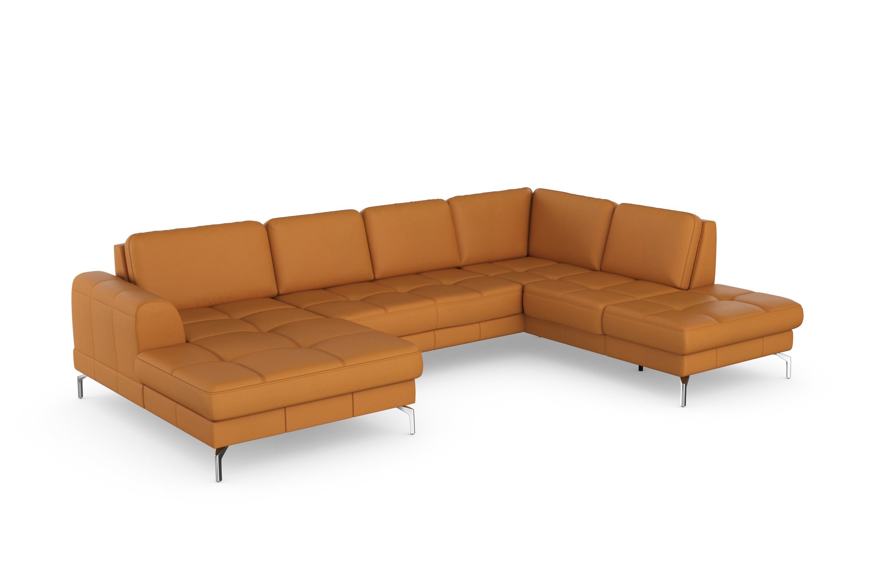 sit&more Zithoek Bendigo U-vorm inclusief zitdiepteverstelling, bodemvrijheid 15 cm, in 2 pootkleuren