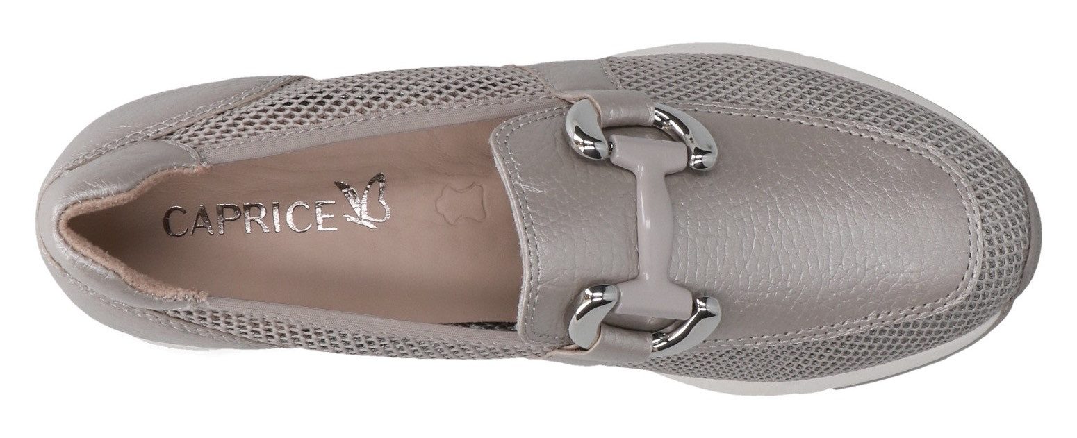 Caprice Instappers , slip-on sneaker, vrijetijdsschoen, instapschoen met decoratieve gesp