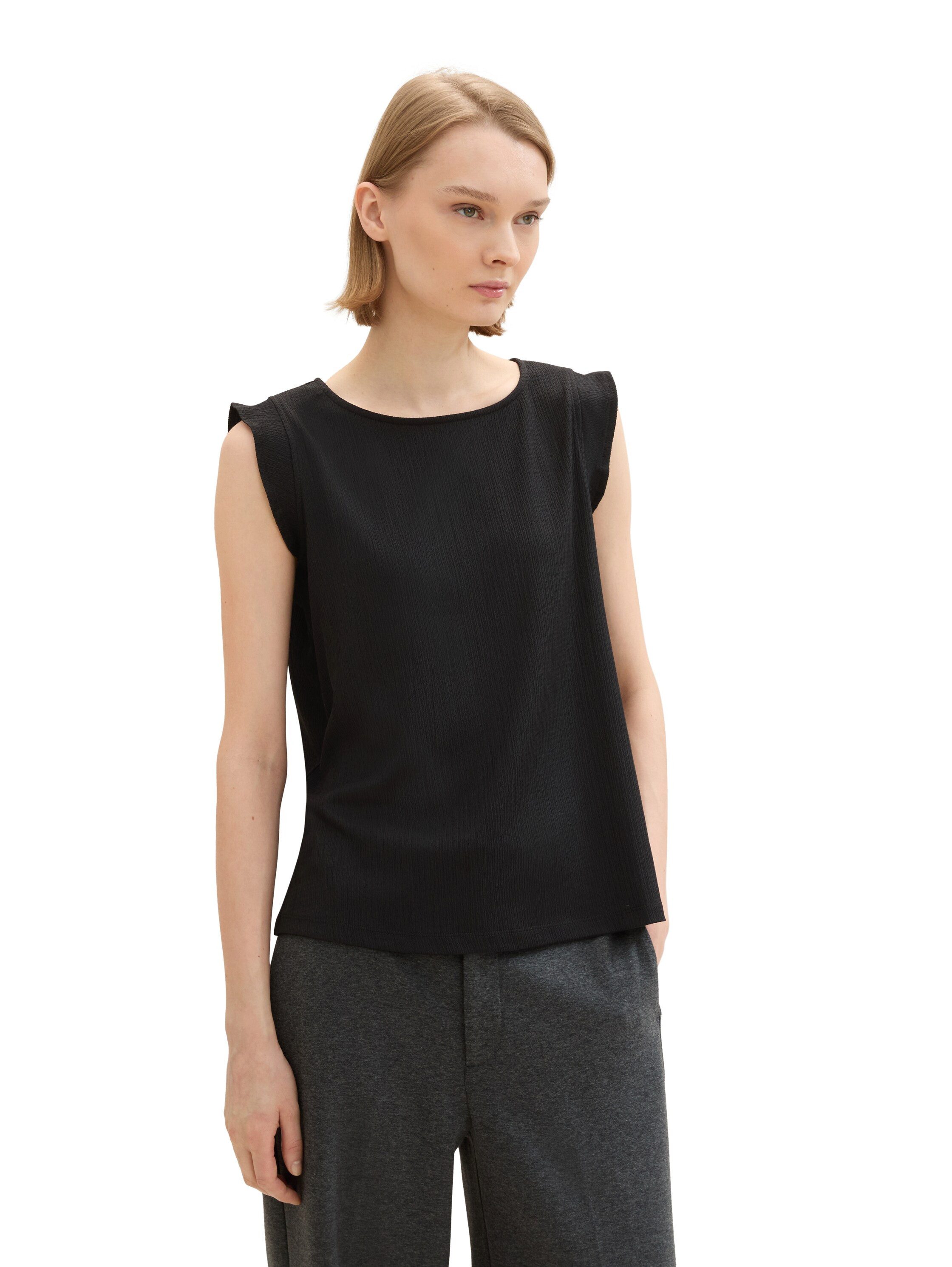Tom Tailor Denim Shirttop met print all-over