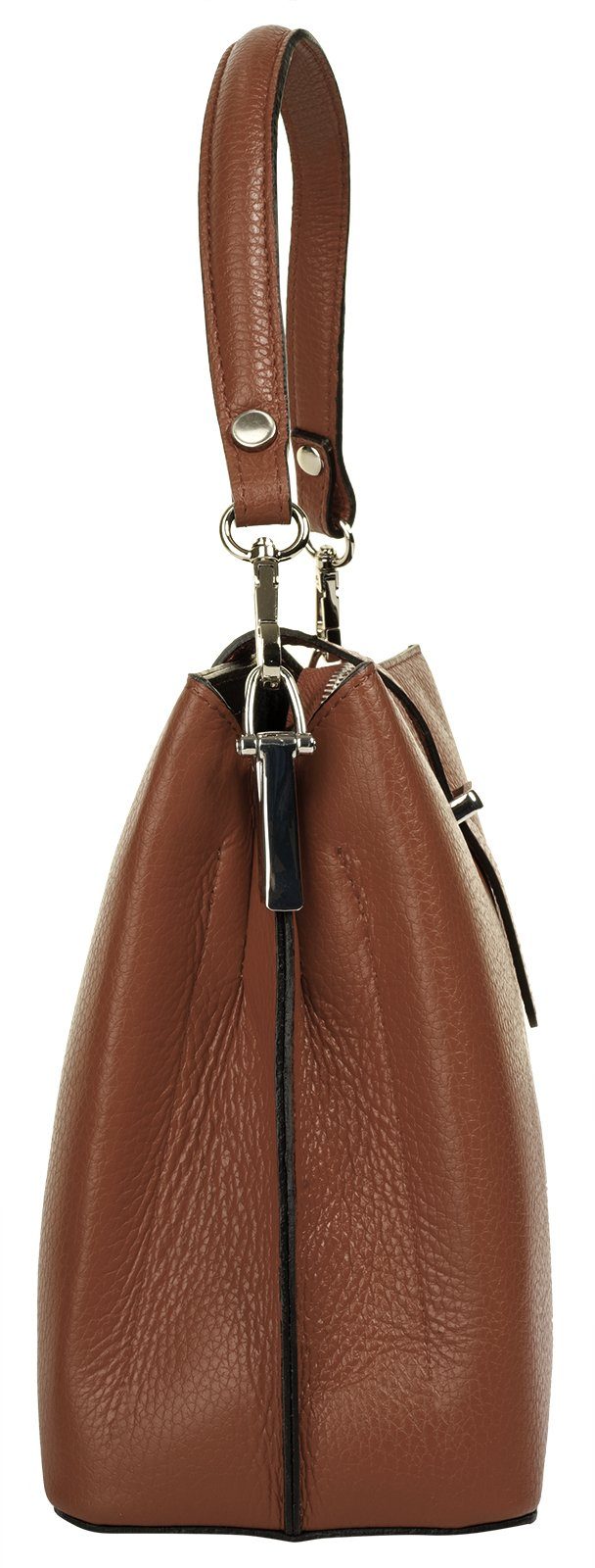 Cluty Tas echt leer, made in italy