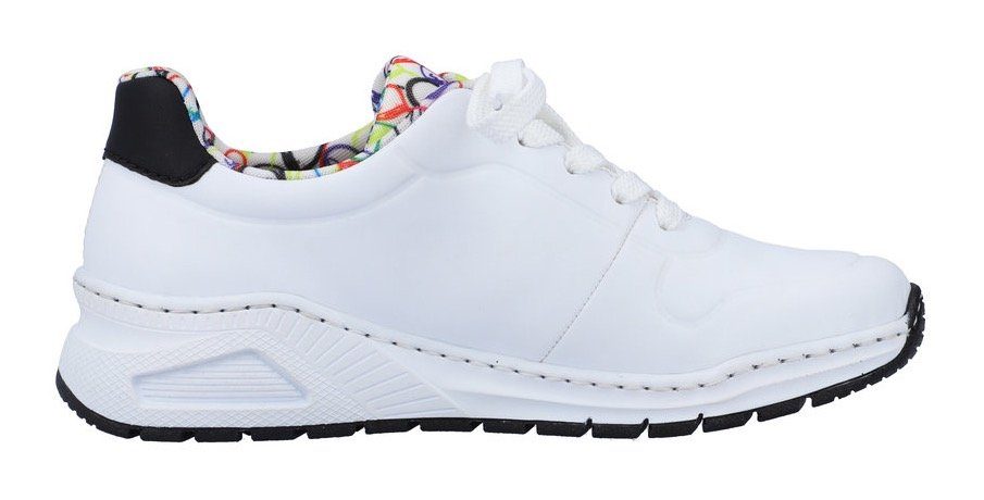 Rieker Sneakers met memosoft-binnenzool, vrijetijdsschoen, lage schoen, veterschoen