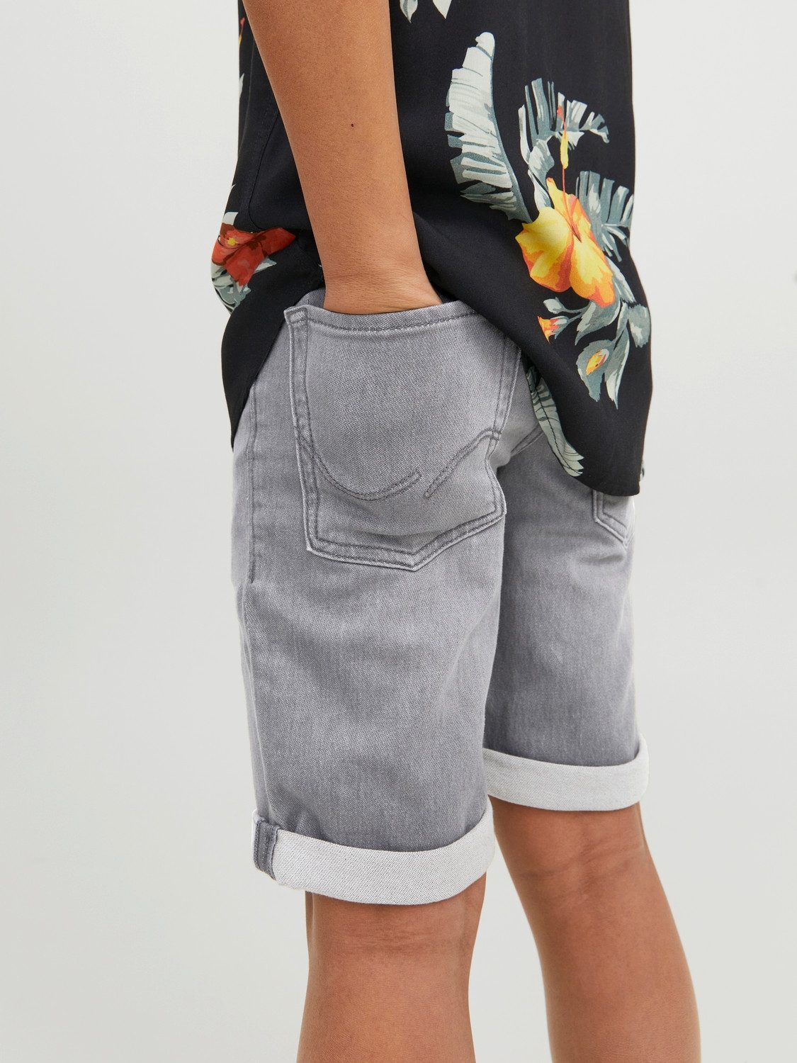 Jack & Jones Junior Jeansshort JJIRICK JJICON SHORTS GE