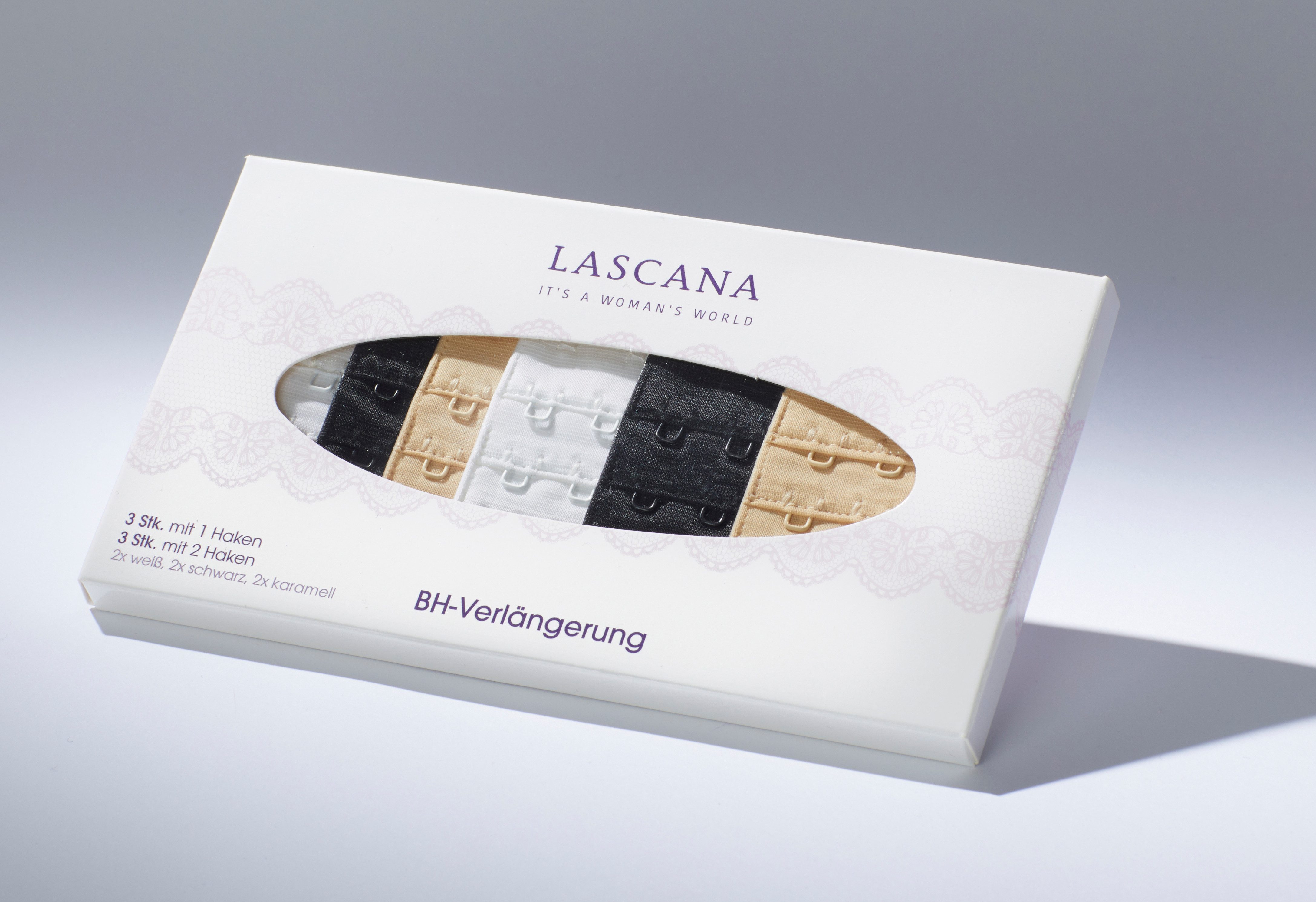 Lascana Bh-verlenging voor 1- en 2-haakssluitingen (6 stuks)