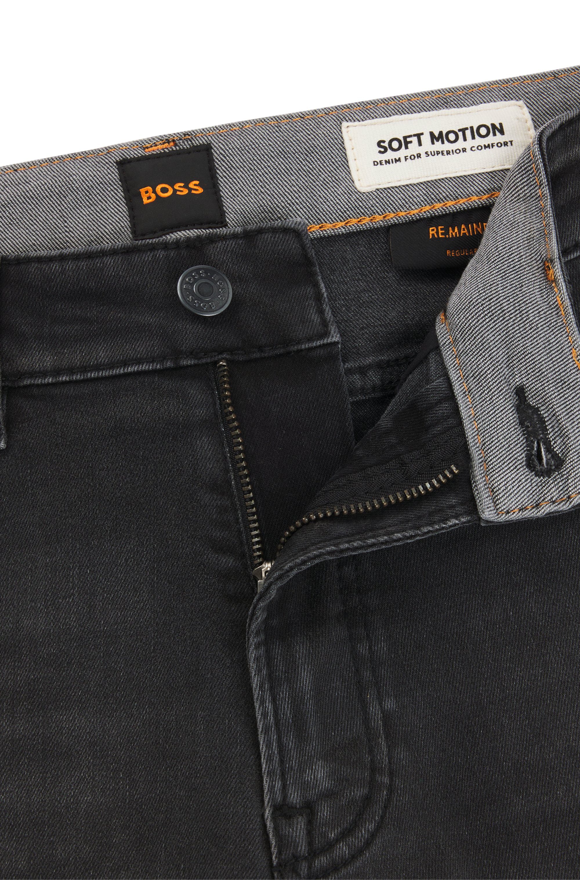 Boss Orange Regular fit jeans RE.MAINE BO met boss-lederbadge