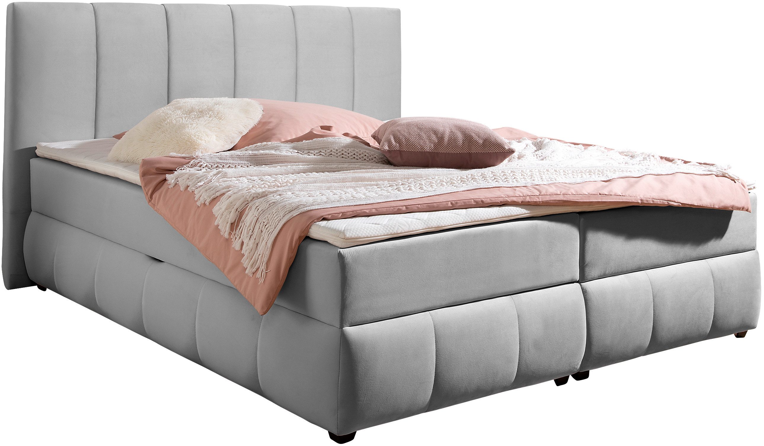 INOSIGN Boxspring Hartley Inclusief bedlade & topper, kiesbaar in H2, H3 of H4