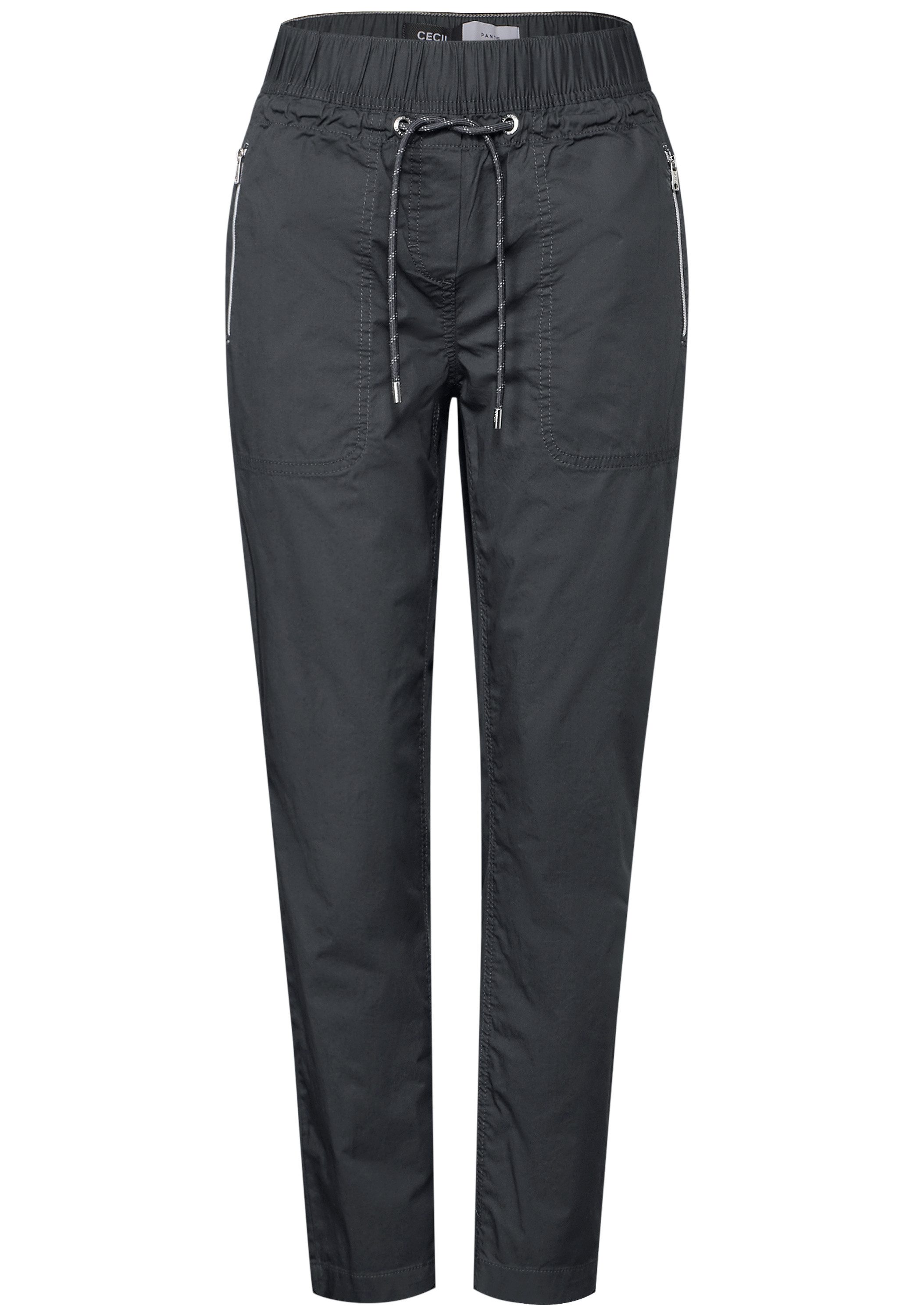 Cecil Paperbag-broek Stijl Chelsea met elastische band en rijgkoord