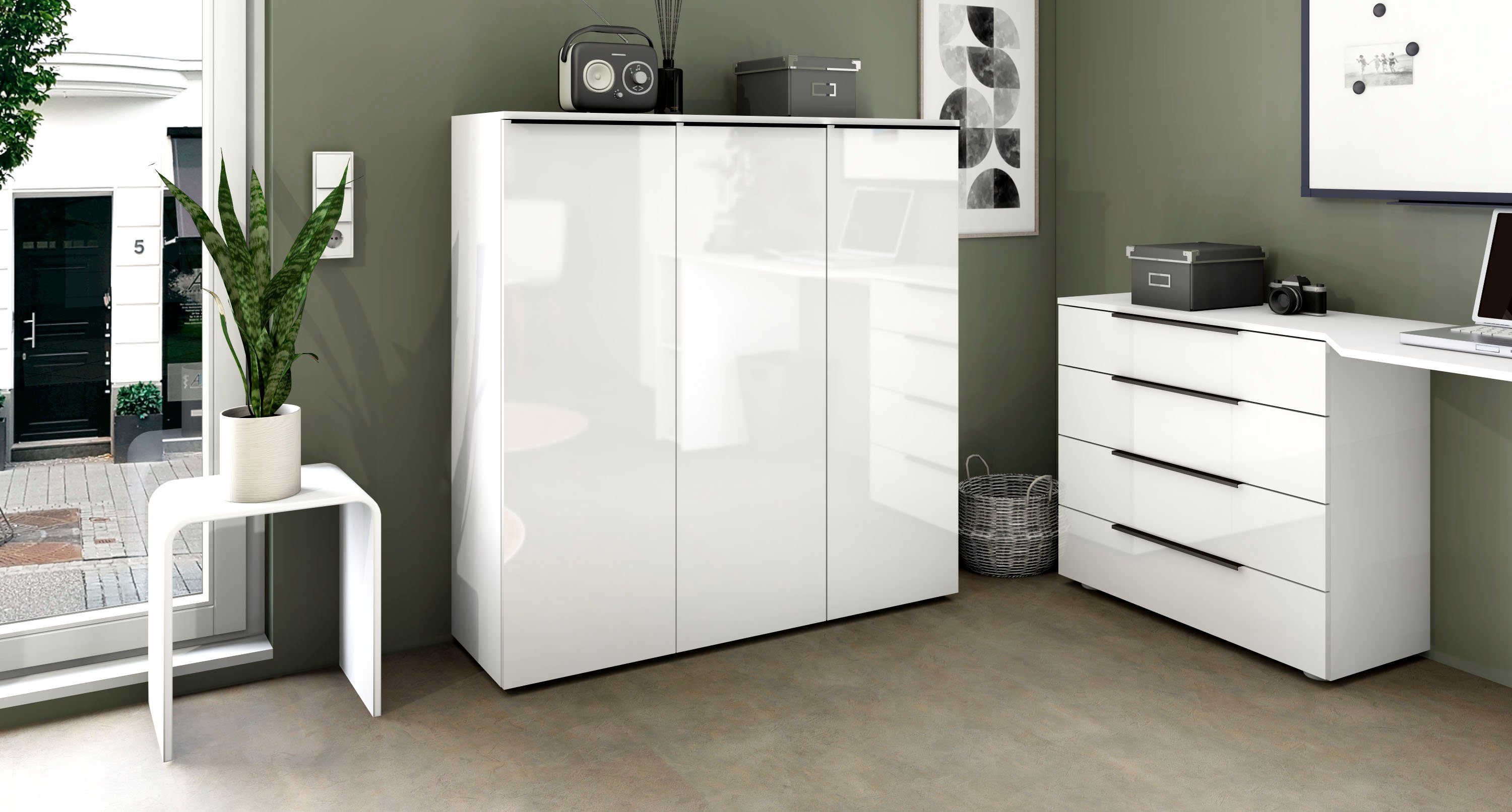 borchardt Möbel Archiefkast Tom Breedte 114 cm, multifunctionele kast