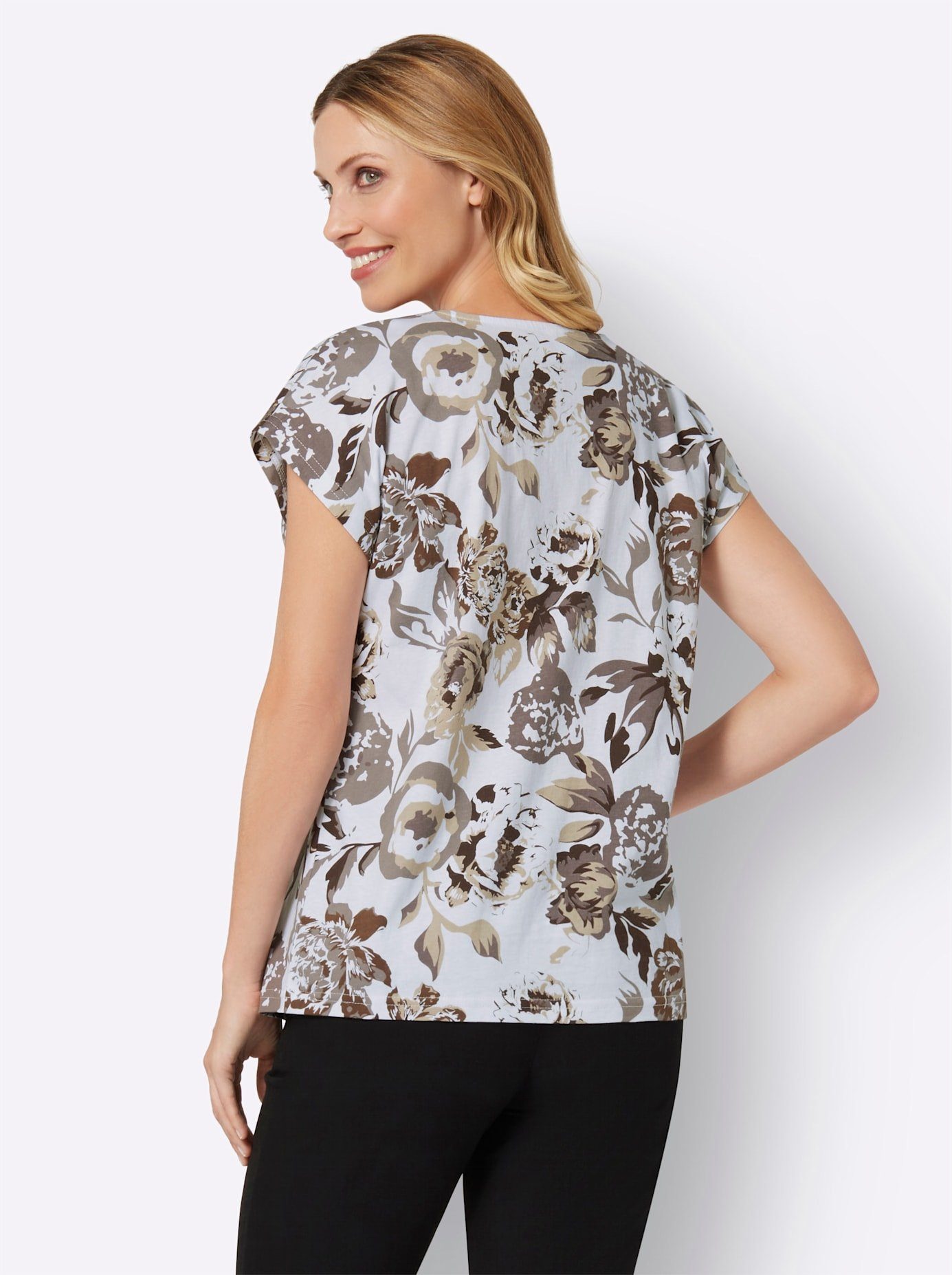Classic Basics Shirt met print Gedessineerd shirt (1-delig)