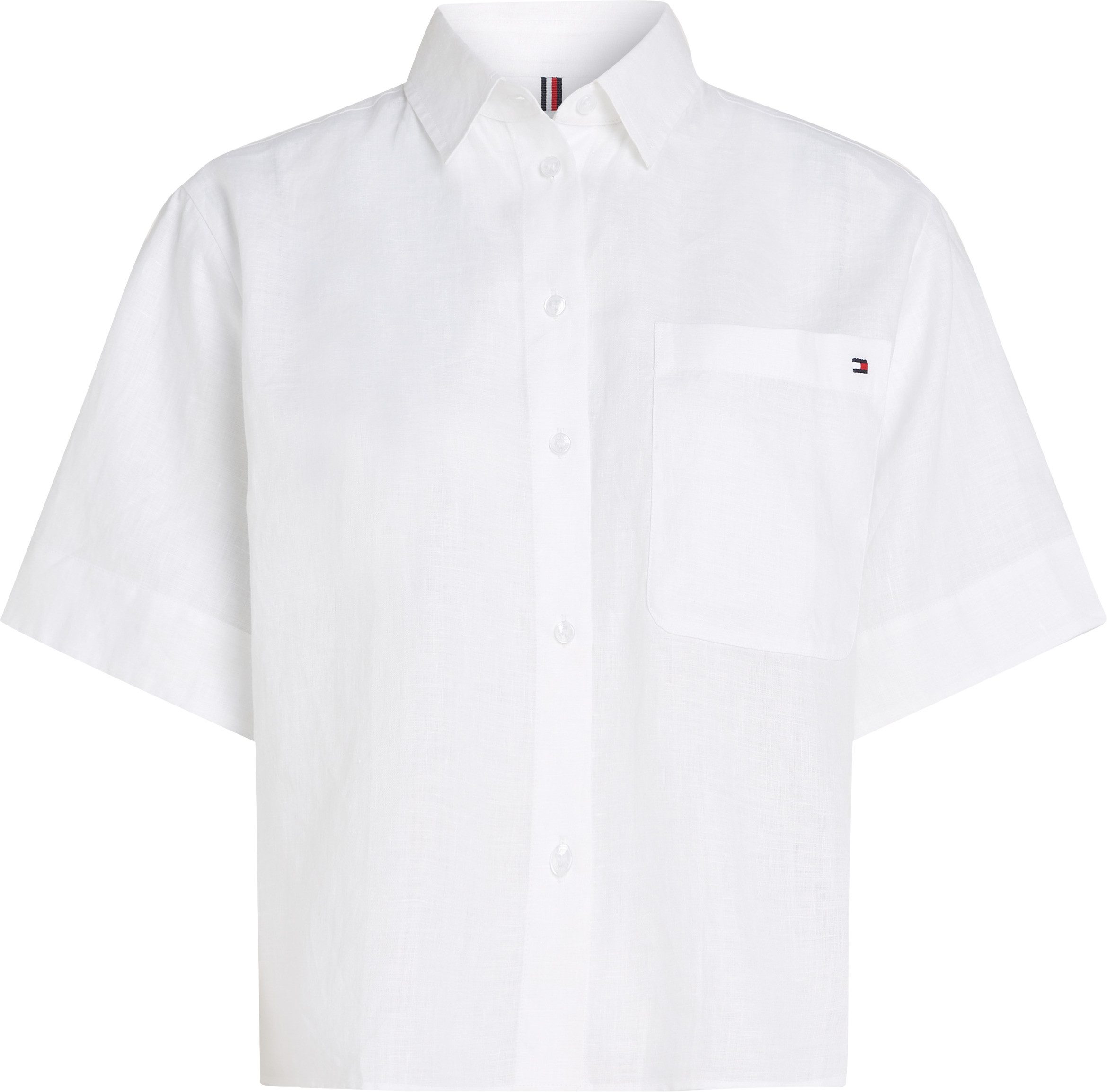 Tommy Hilfiger Shirt met korte mouwen ESS LINEN RELAXED S/S SHIRT