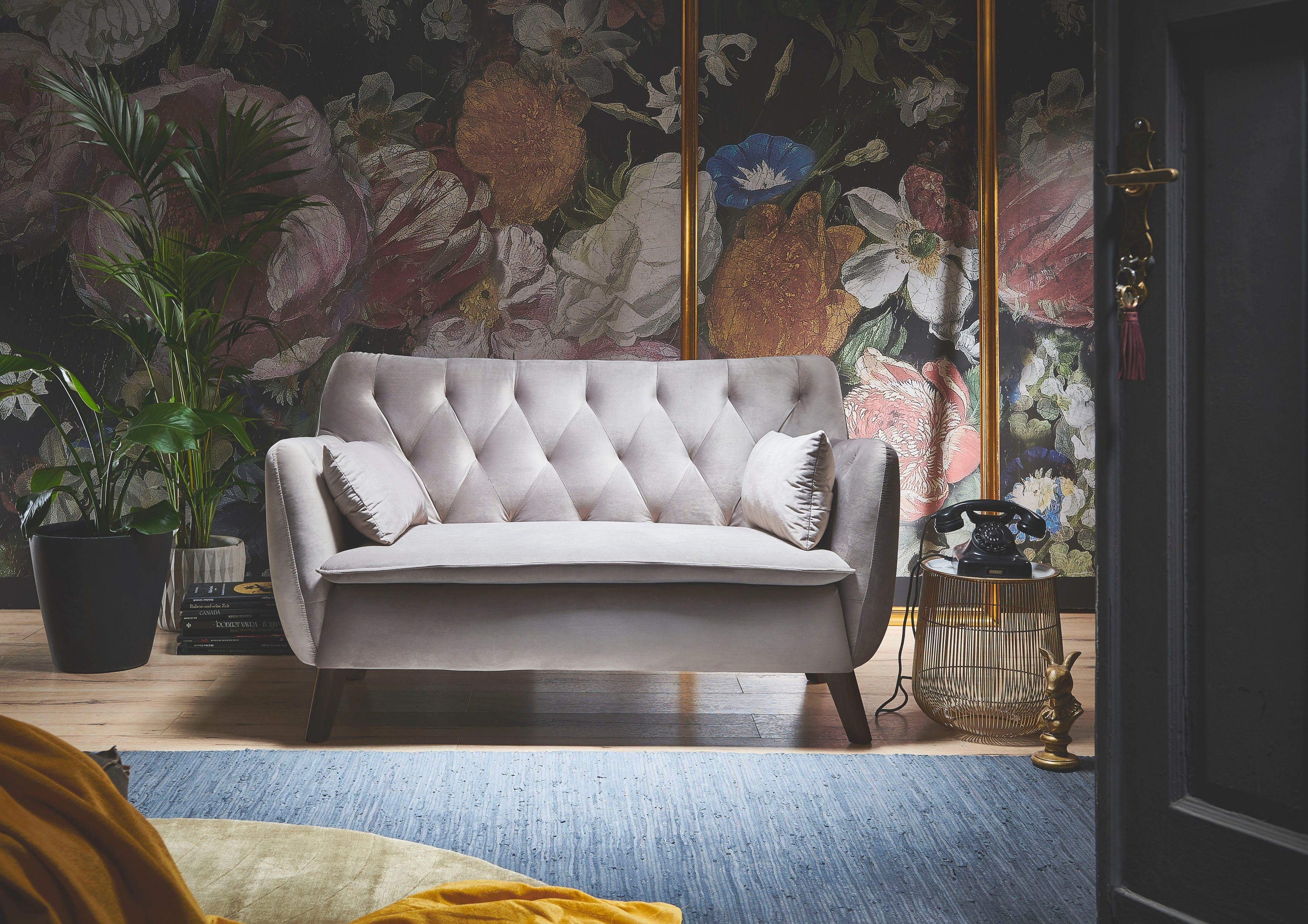 ATLANTIC home collection 2-zitsbank Janna inclusief 2 sierkussens