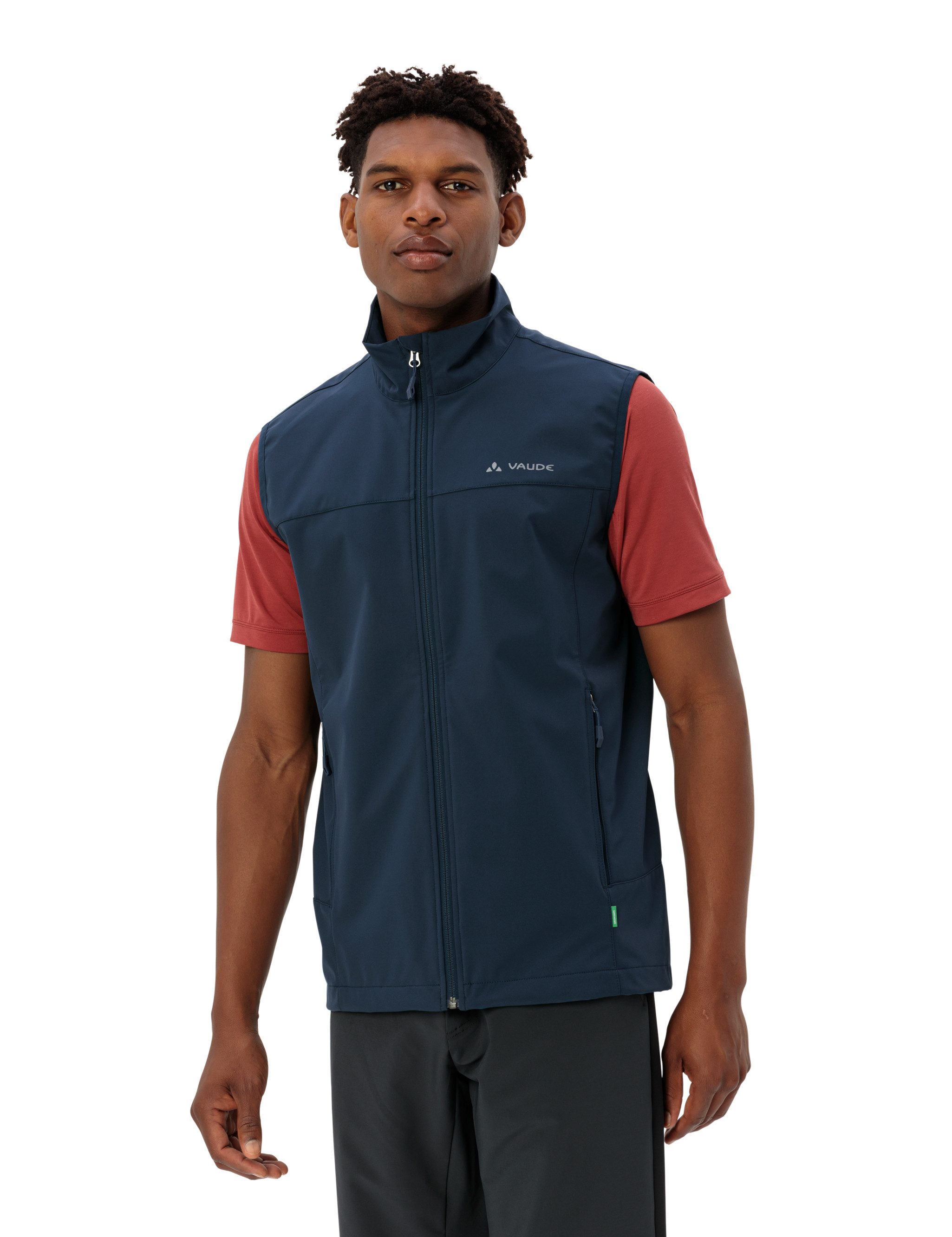 VAUDE Softshell-bodywarmer MEN'S HURRICANE VEST III heren bodywarmers maat S blauw