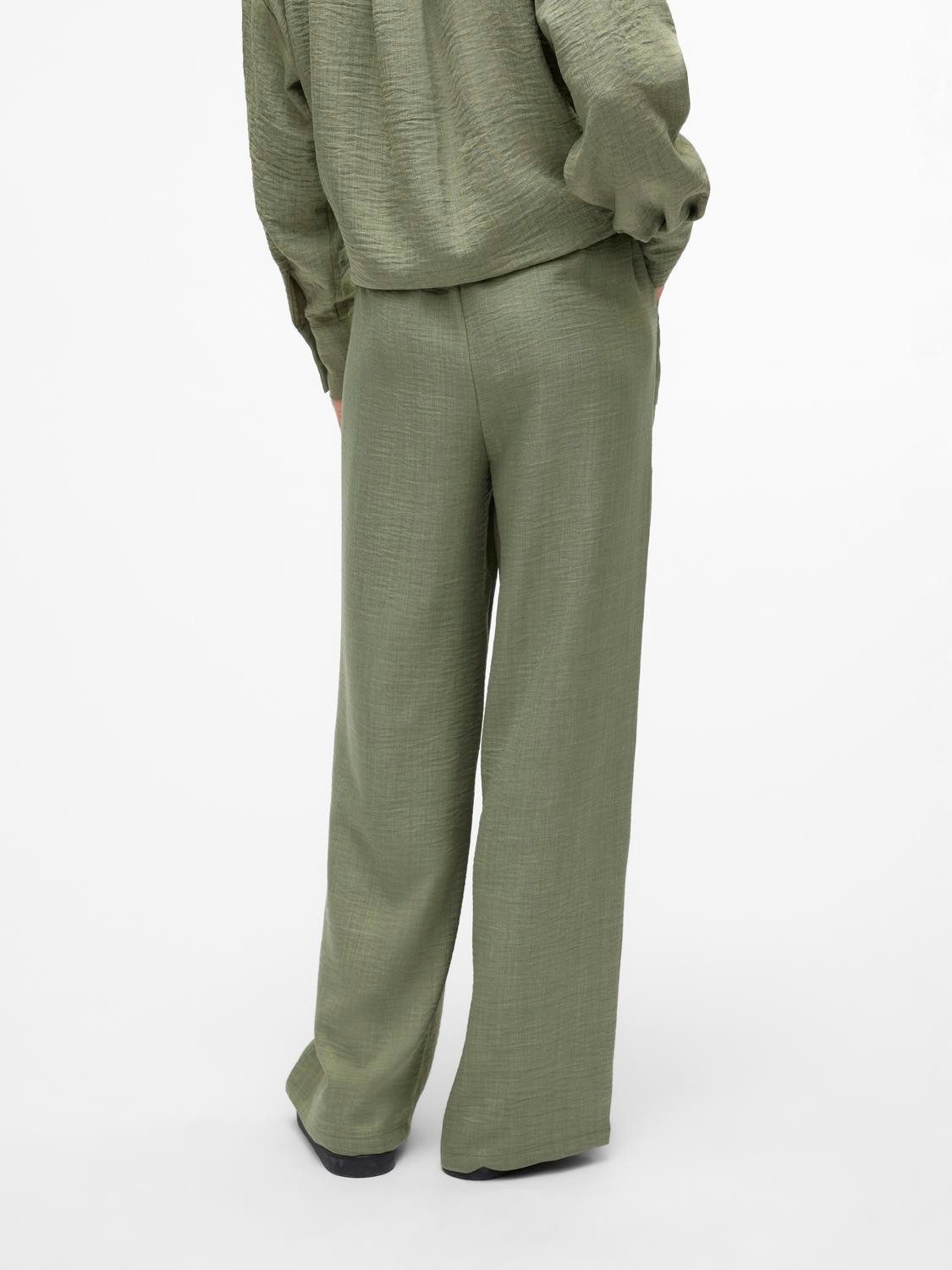 Vero Moda Comfortbroek VMMELANEY HW LOOSE PANT WVN GA NOOS